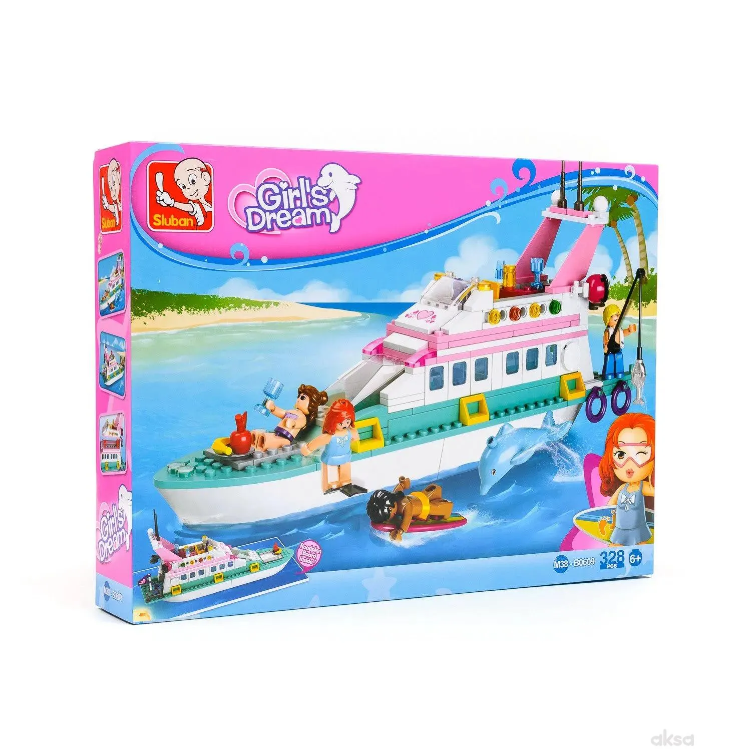 Sluban kocke, luksuzna jahta
