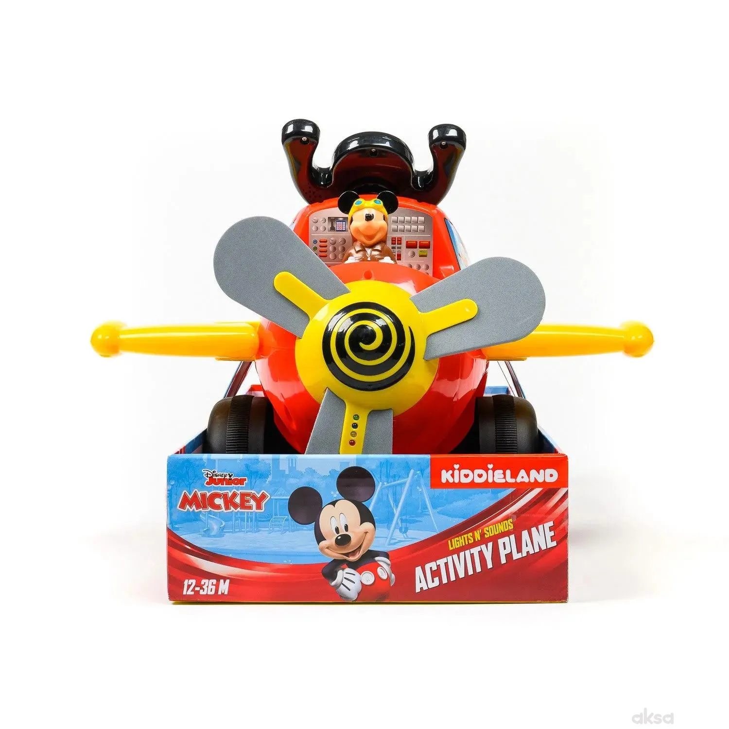 Kiddieland guralica Mickey aviončić