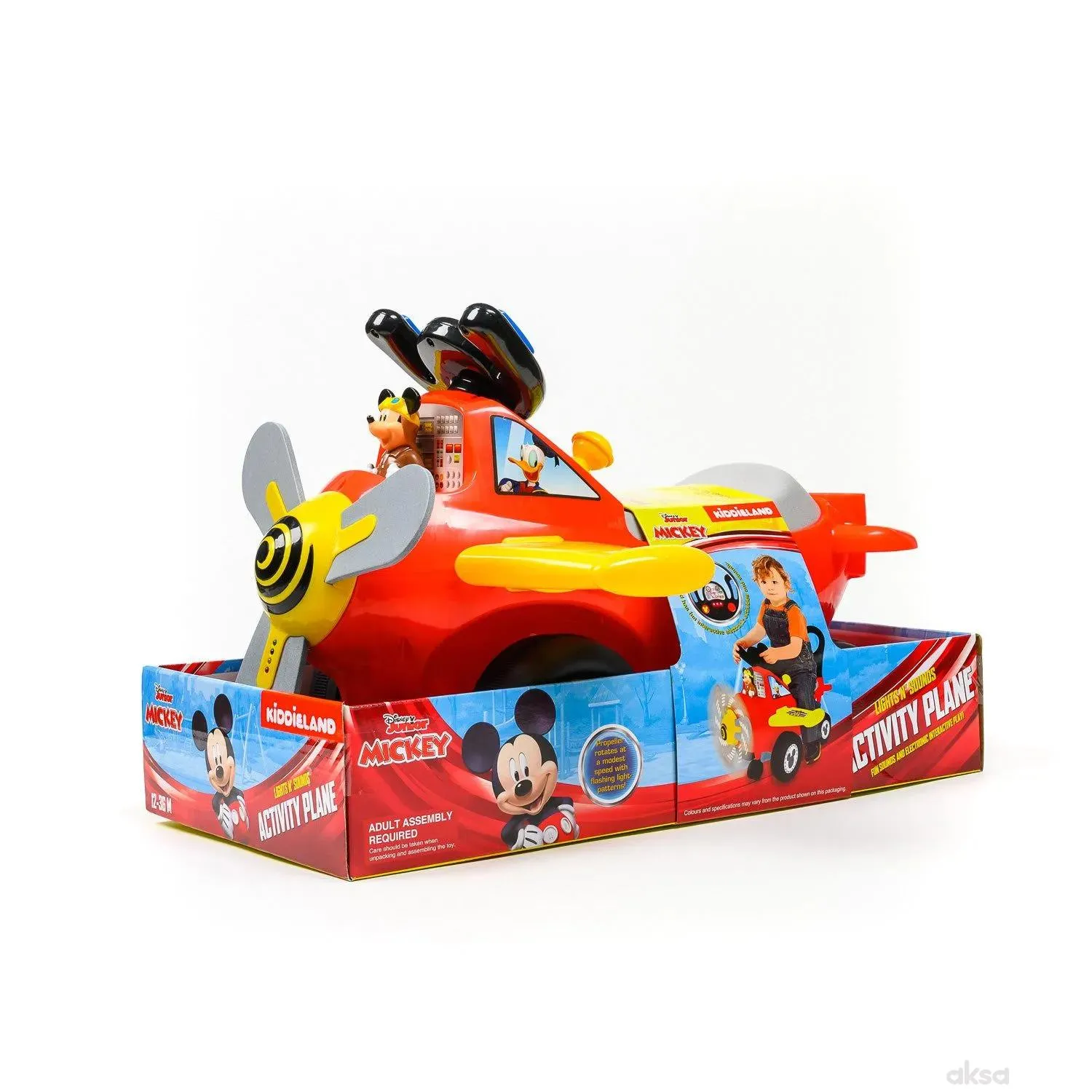Kiddieland guralica Mickey aviončić