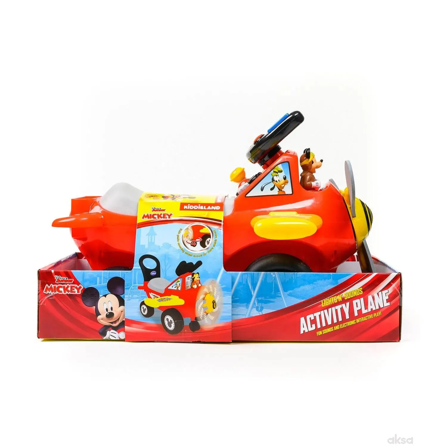 Kiddieland guralica Mickey aviončić