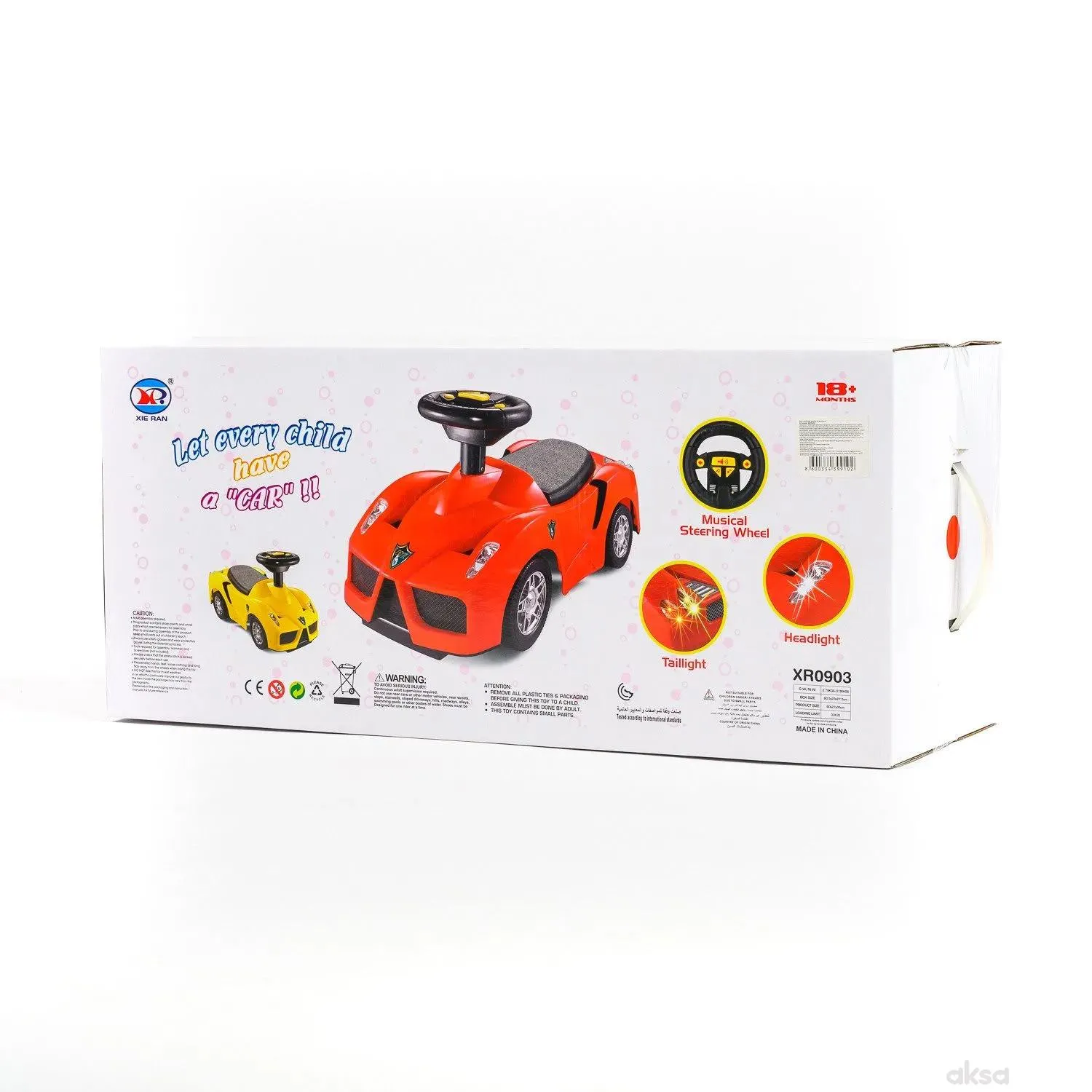 Hk Mini guralica sportski automobil sa muzikom