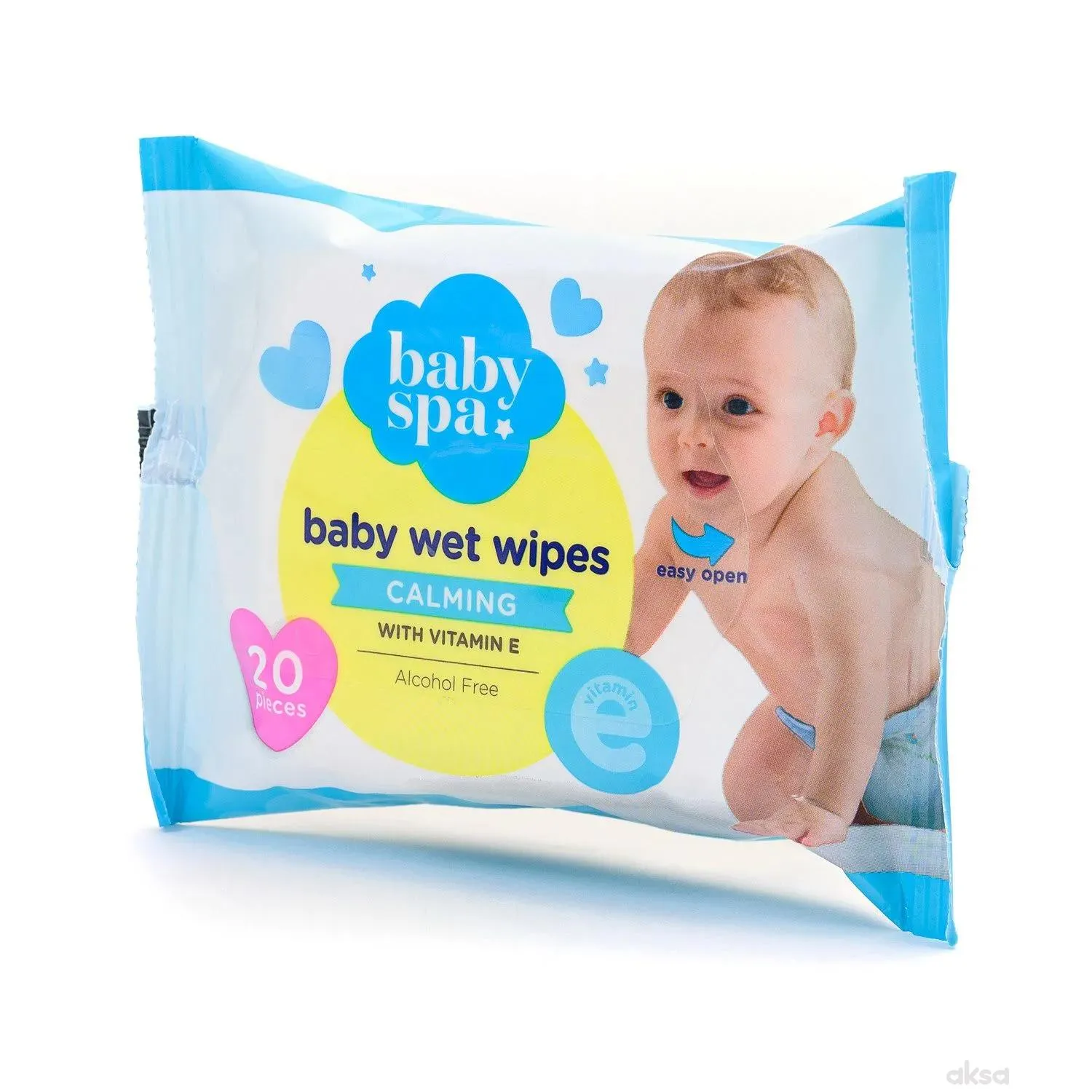 Baby spa vlažne maramice sa vitaminom E 20kom