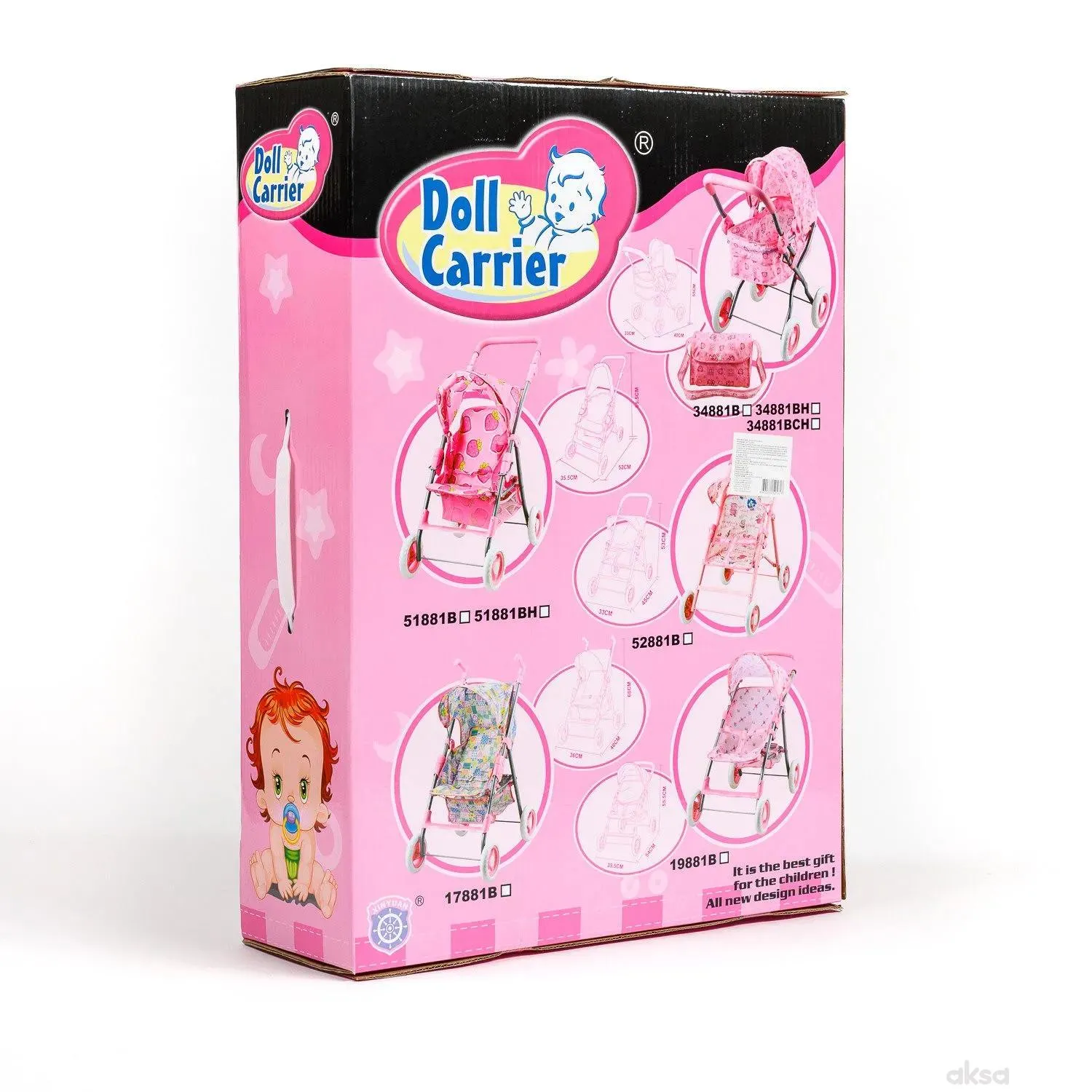 Qunsheng Toys, igračka kolica za bebe kolijevka