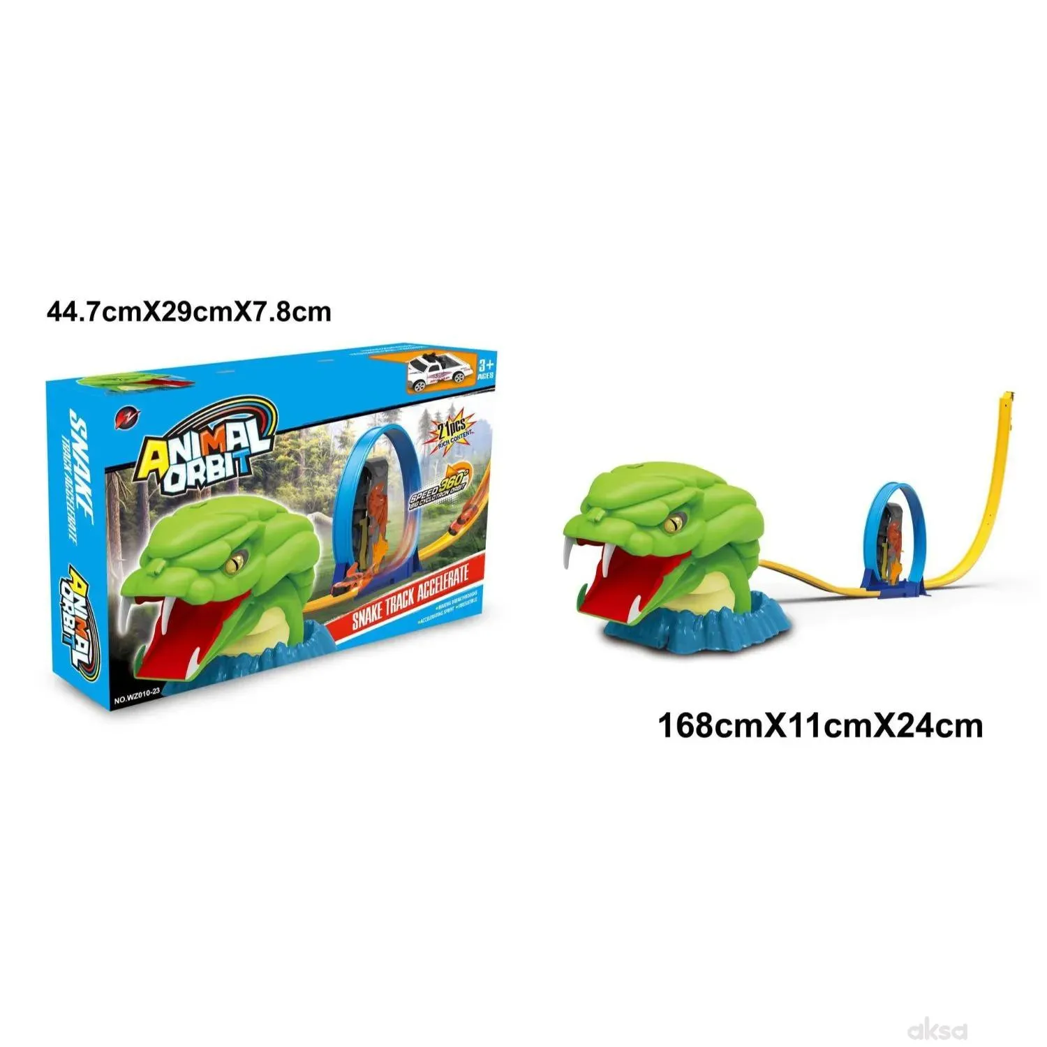 Qunsheng Toys, igračka trkačka staza snake
