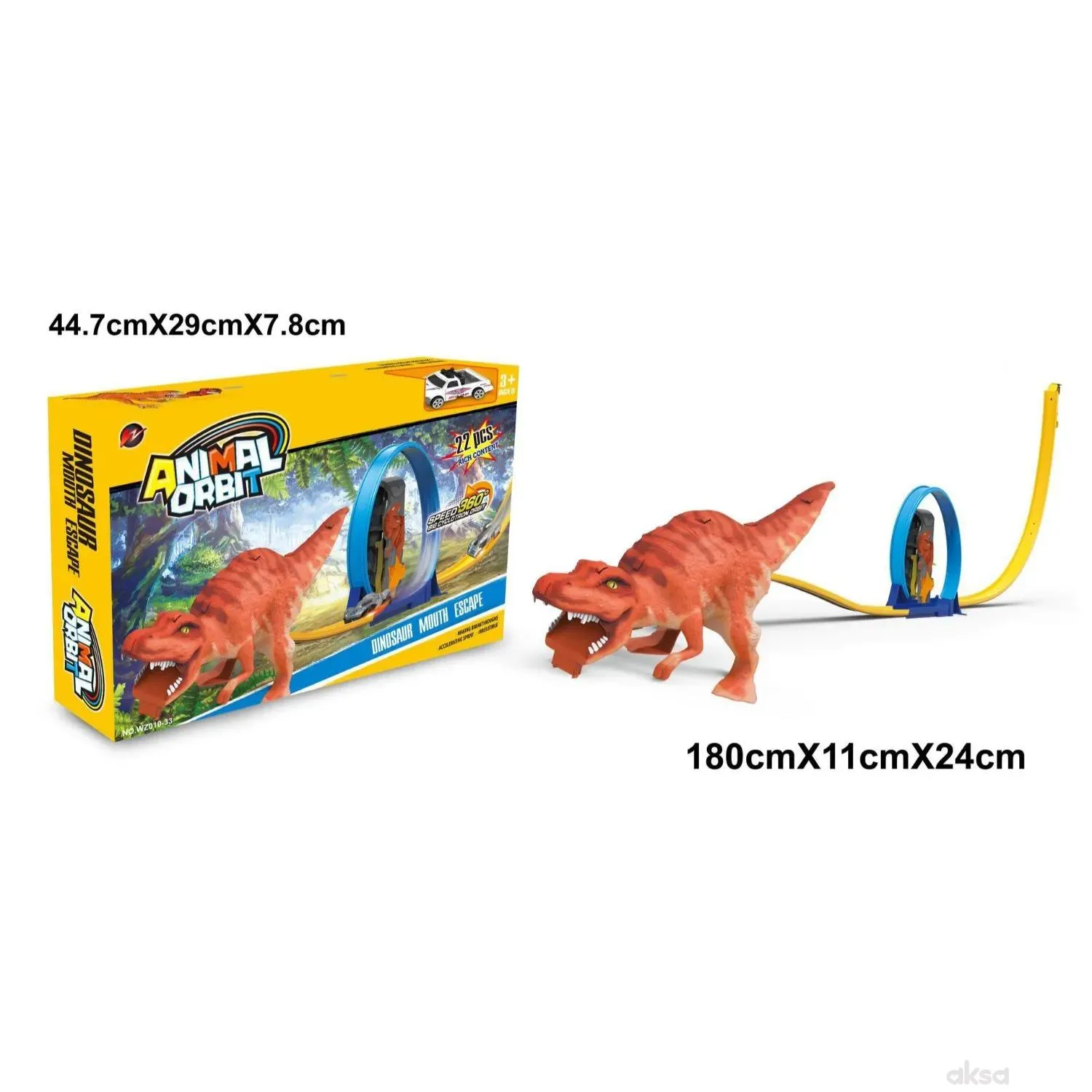 Qunsheng Toys, igračka trkačka staza dino 