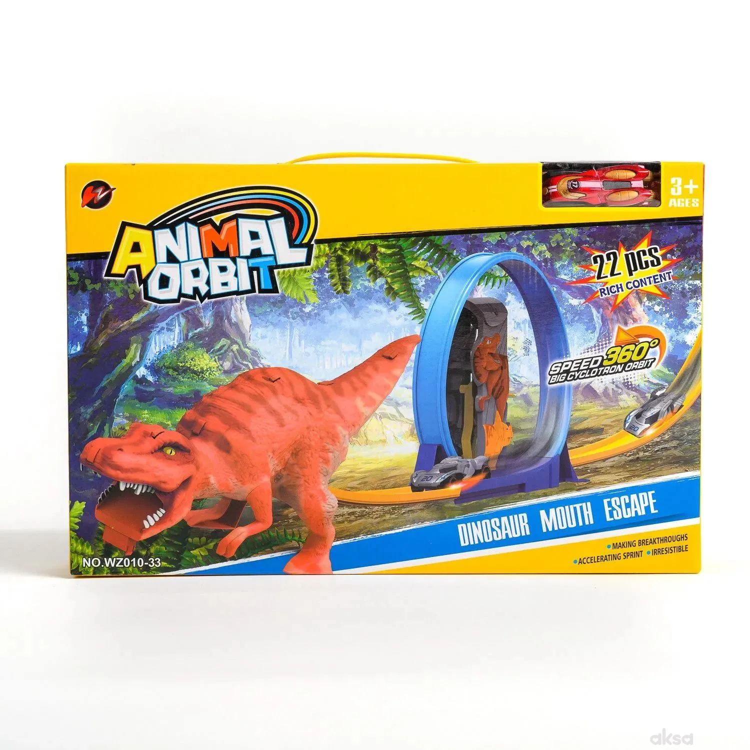 Qunsheng Toys, igračka trkačka staza dino