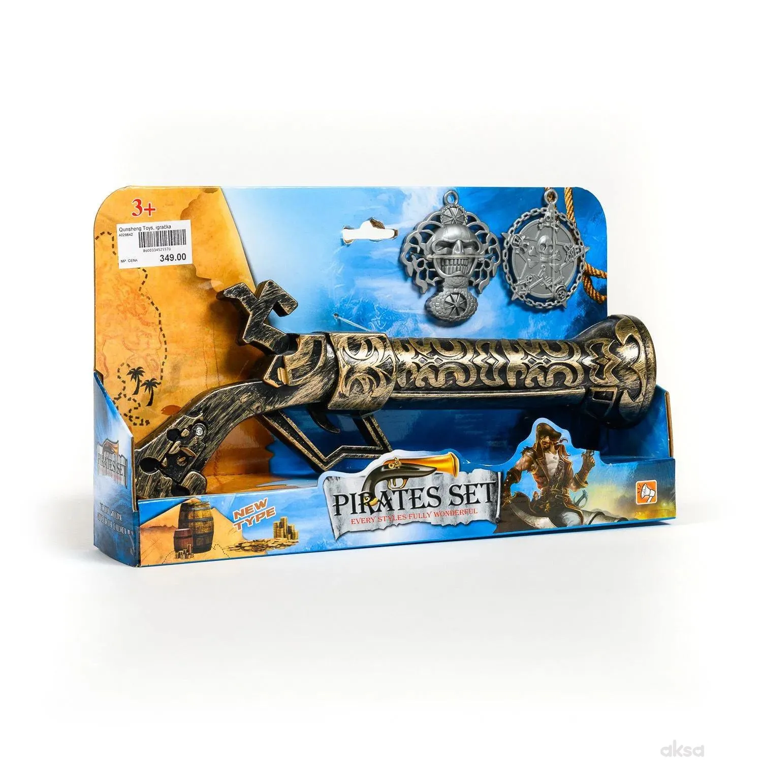 Qunsheng Toys, igračka piratski set caribian