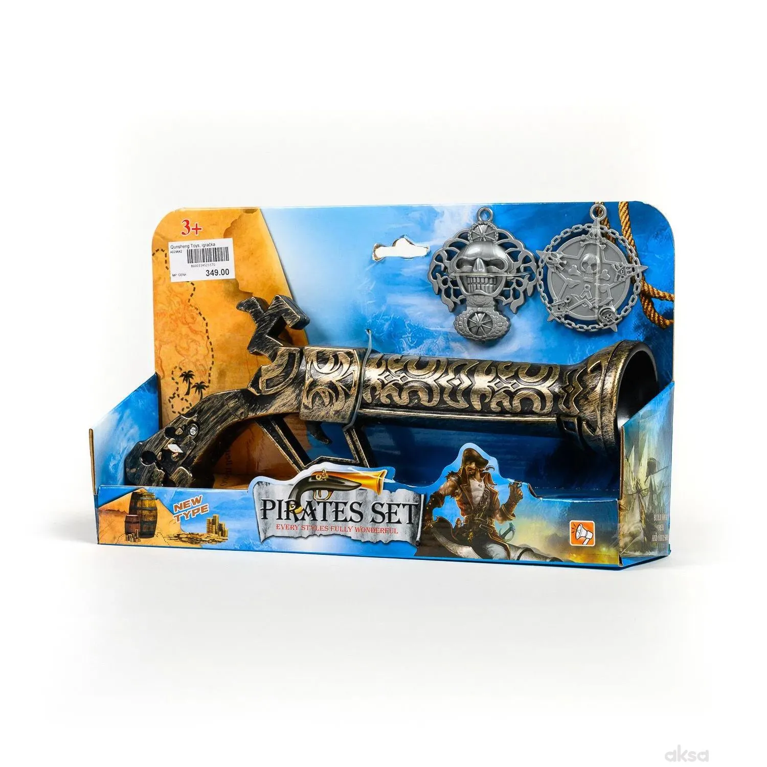 Qunsheng Toys, igračka piratski set caribian