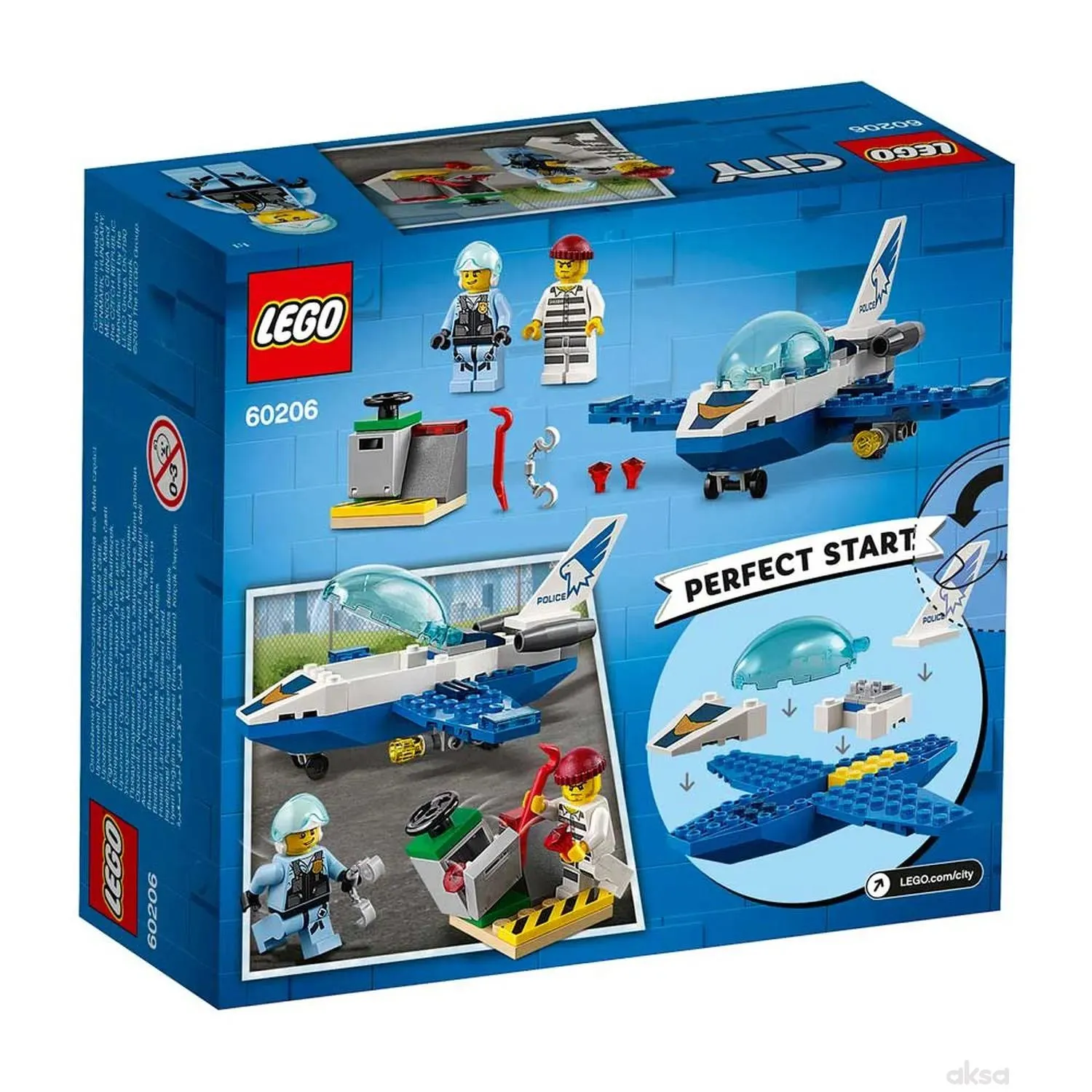 Lego City Sky Police Jet Patrol