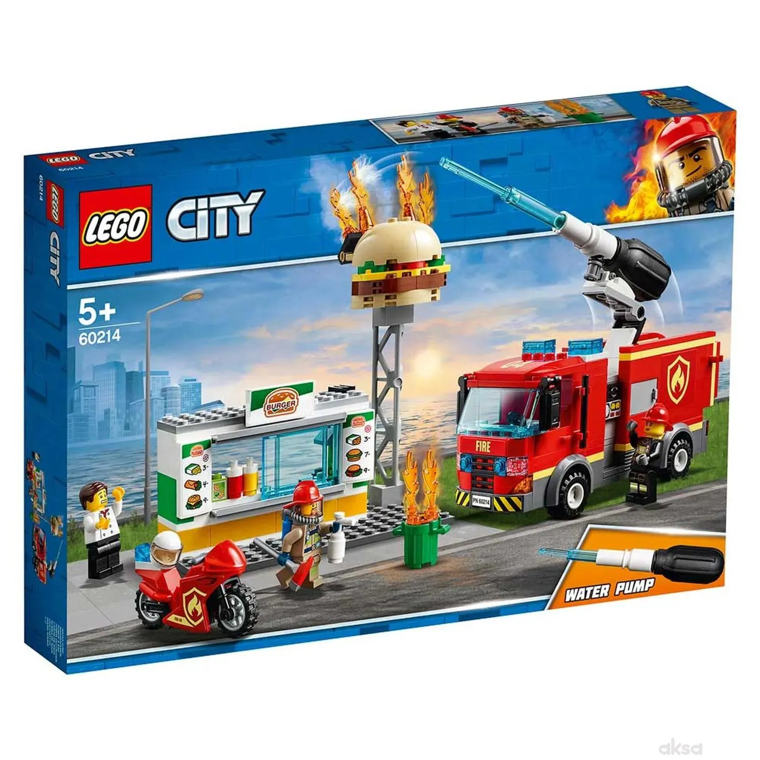Lego City Burger Bar Fire Rescue