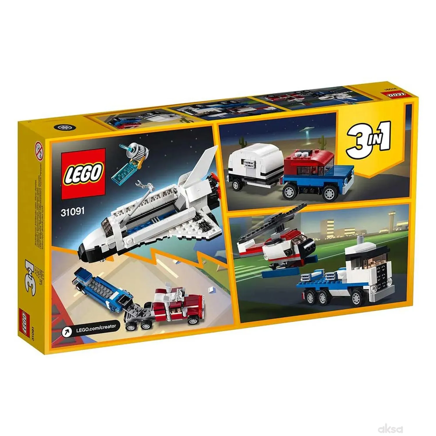 Lego Creator Shuttle Transporter
