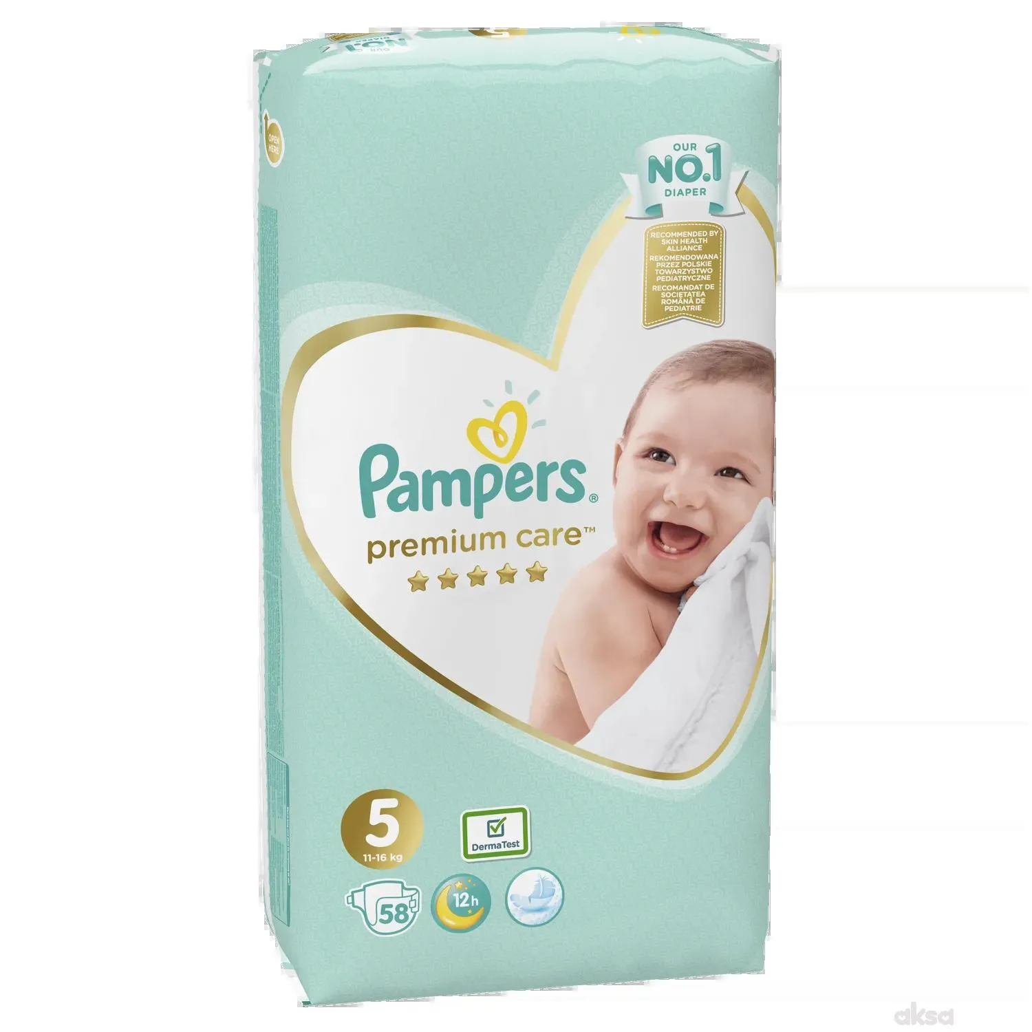 Pampers pelene premium JP 5 junior 11-18kg 58kom