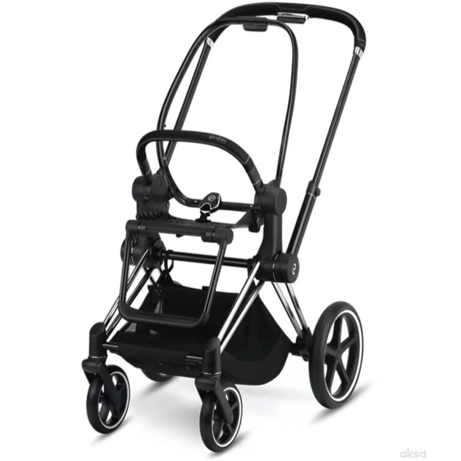 Cybex ram i sed deo crna ruč za Priam, chrome 2019