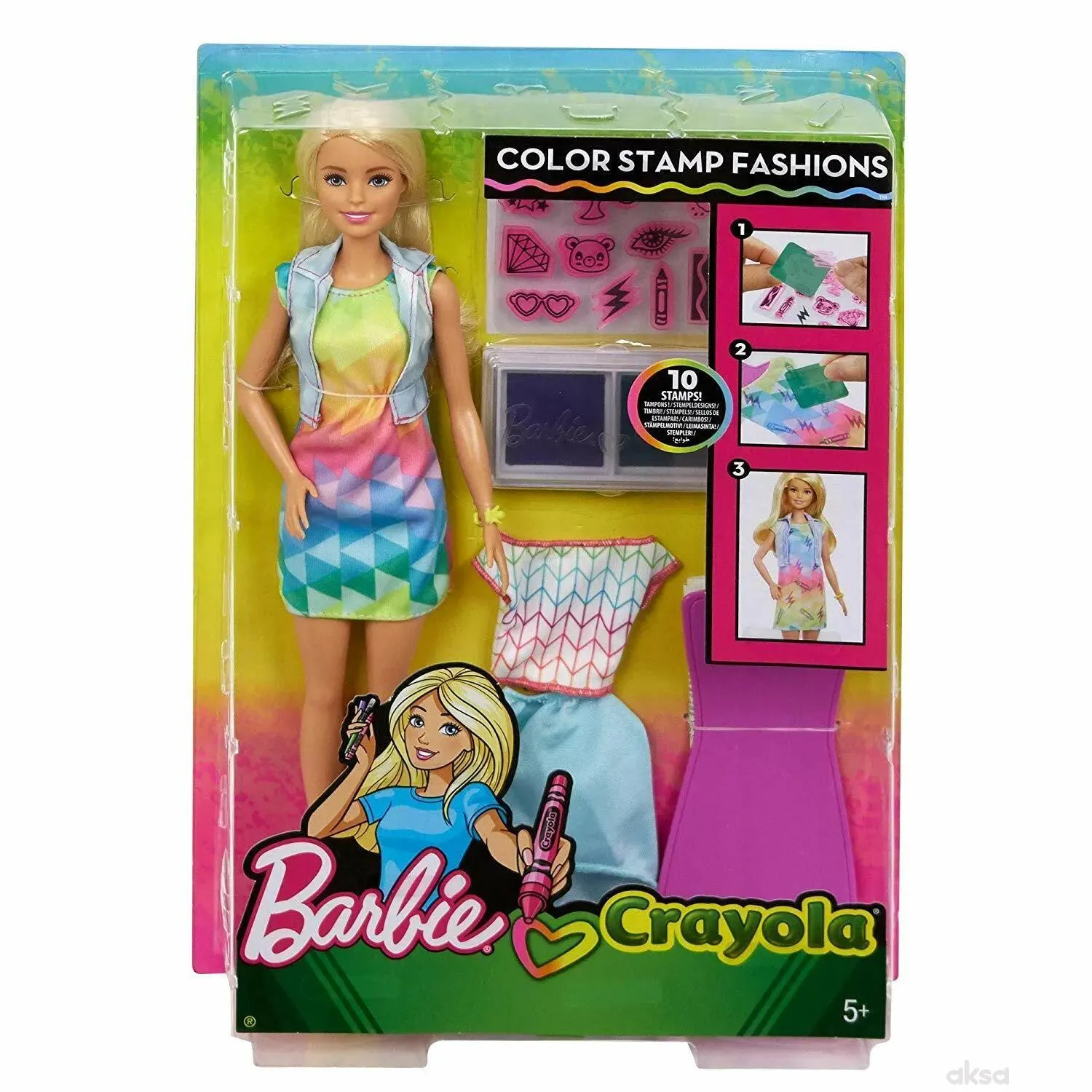Barbie sa pečatima za odjeću
