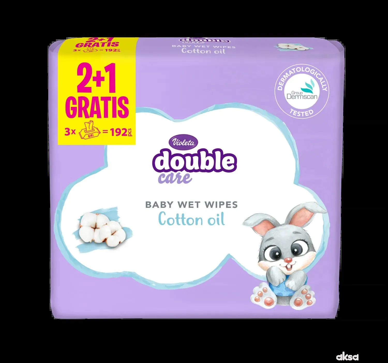 Violeta baby vlažne maramice sensitiv 3x64kom