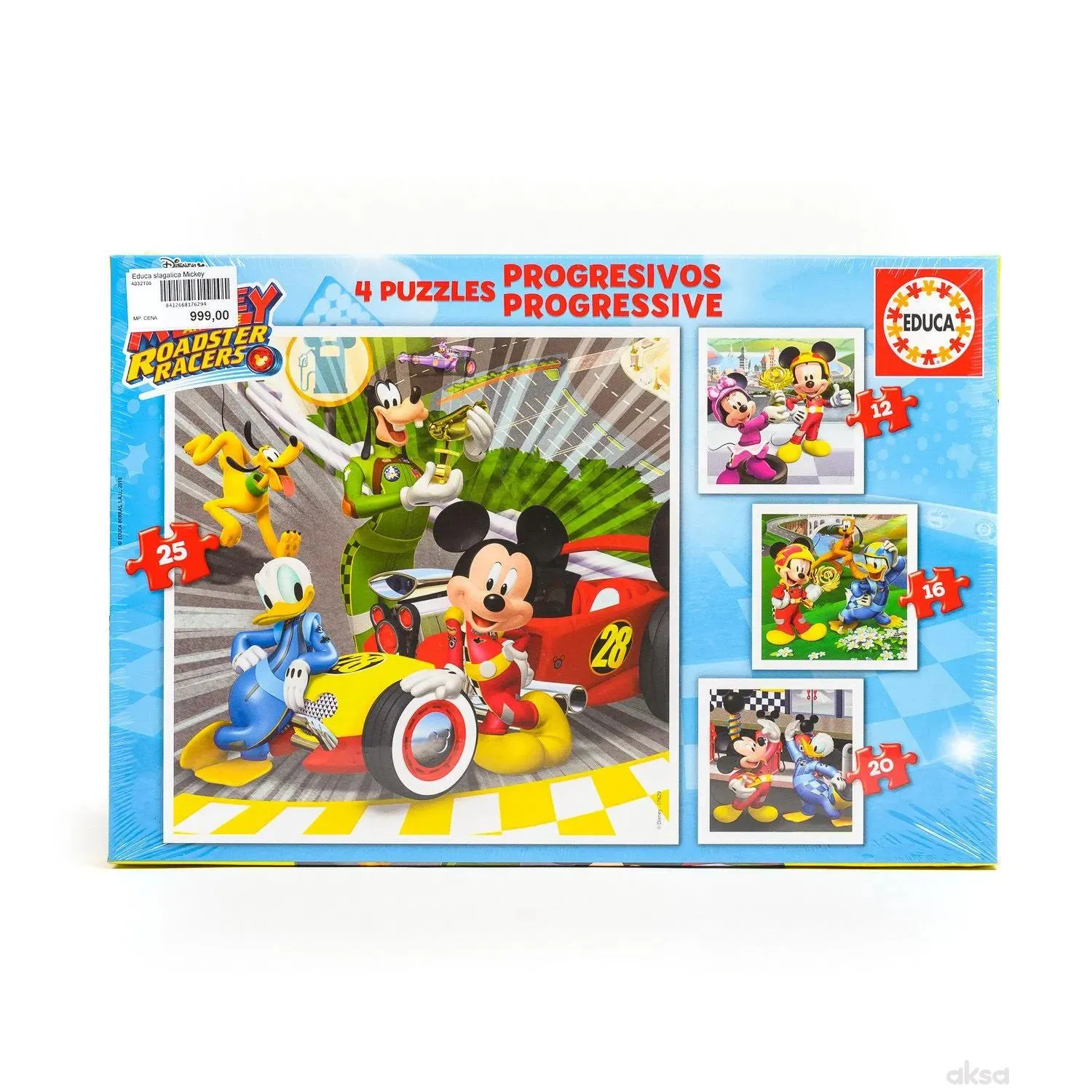 Educa slagalica Mickey progresivna