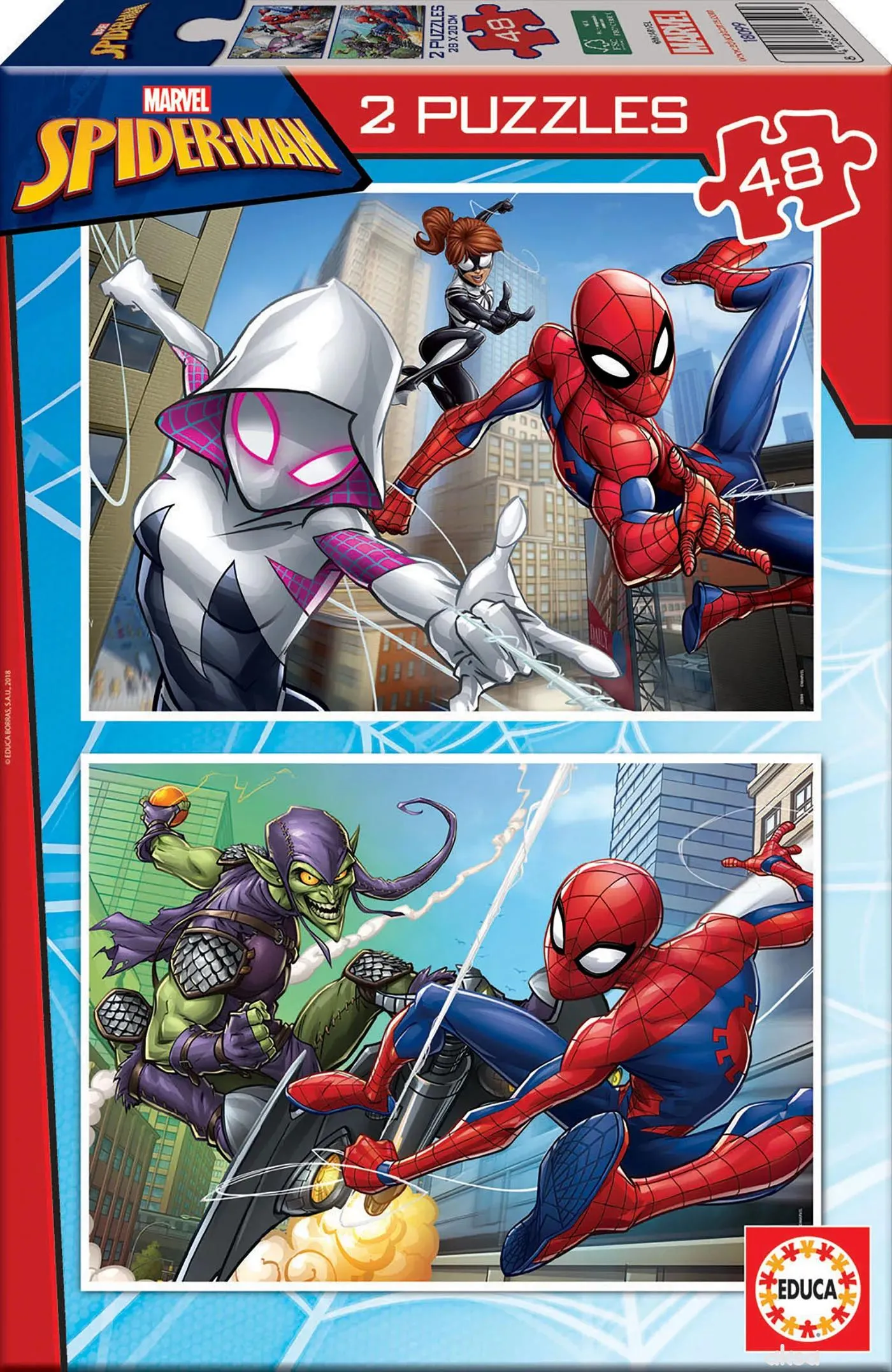 Educa slagalica Spider Man 2x48 dijelova