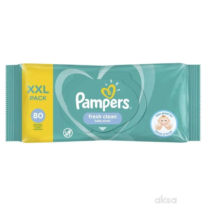 Pampers baby vlažne maramice fresh 80kom 