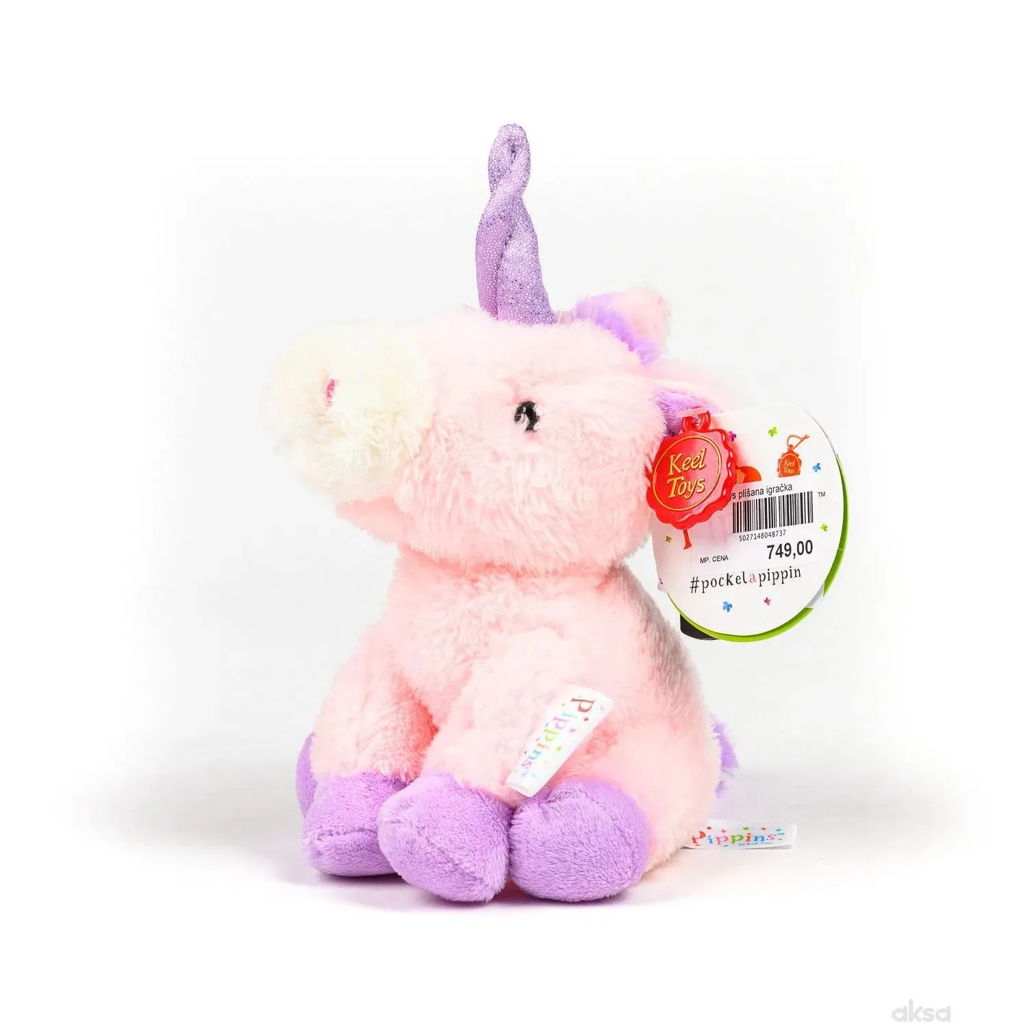 Keel Toys plišana igračka Pippins Jednorog 14 cm