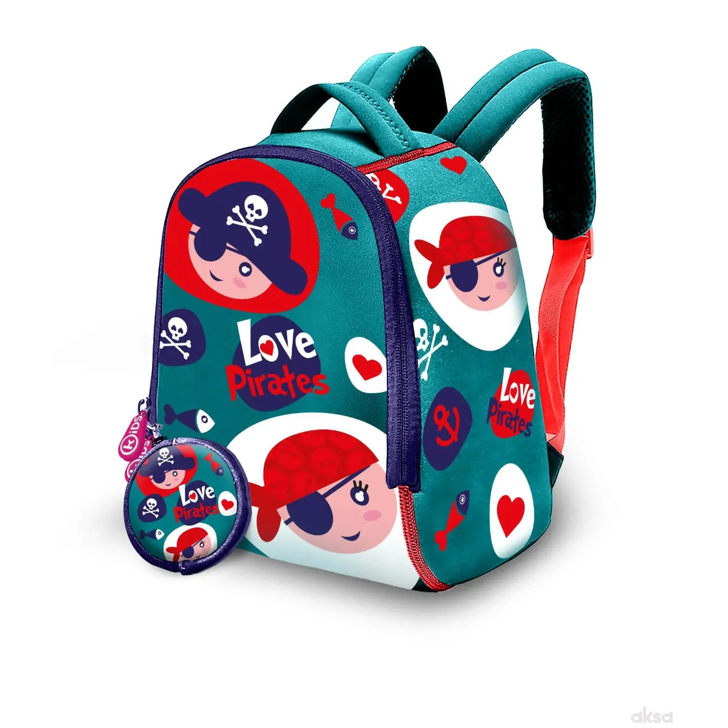 Kids Licensing, predškolski ruksak, 25cm, Pirati