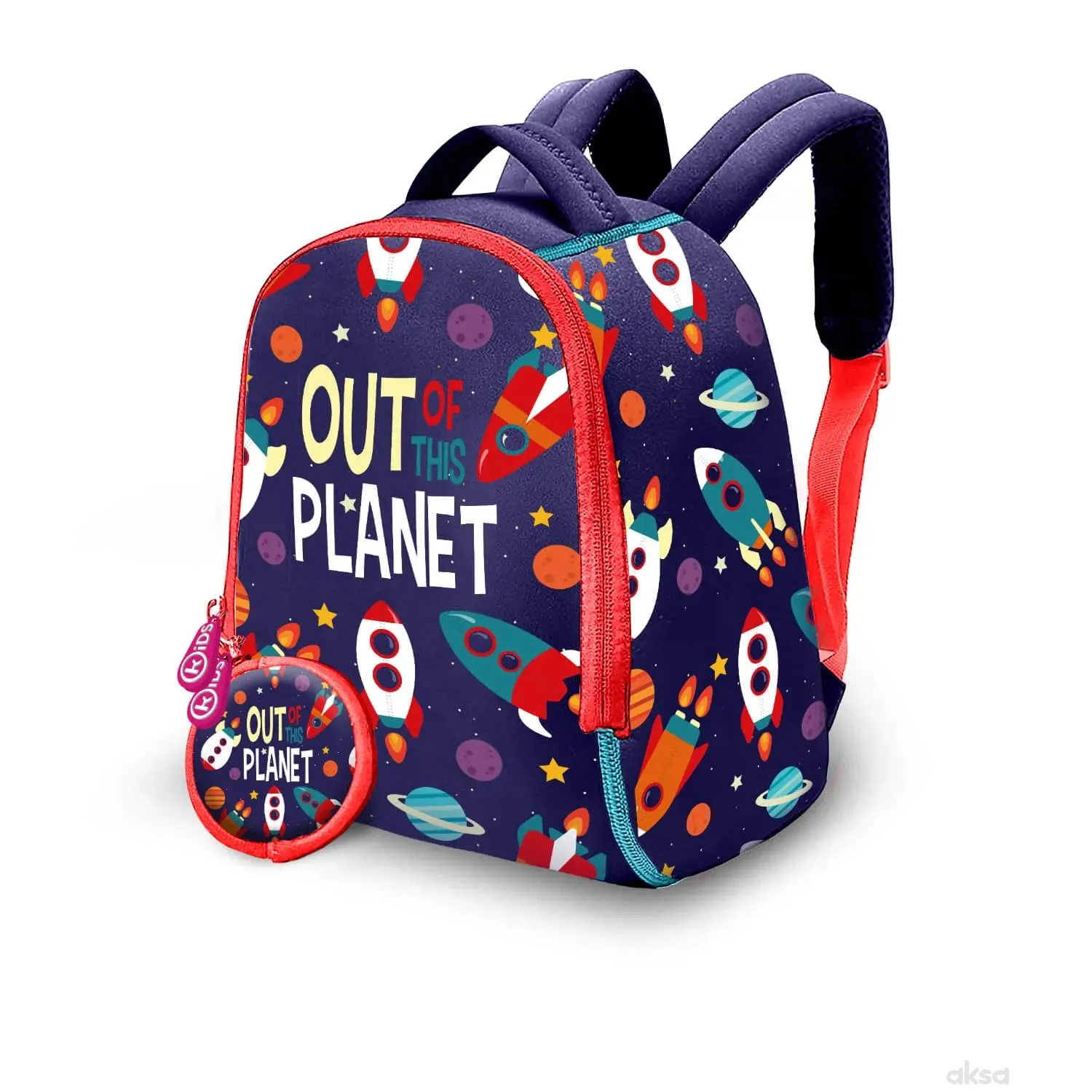 Kids Licensing,predškolski ruksak,25cm, Raketa