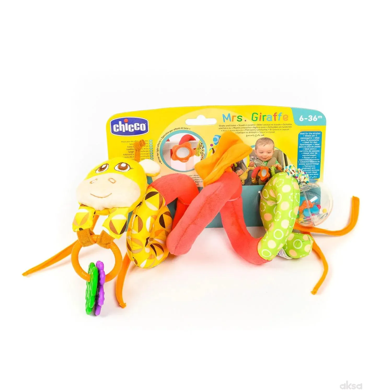 Chicco igračka za kolica i krevetić Džungla 