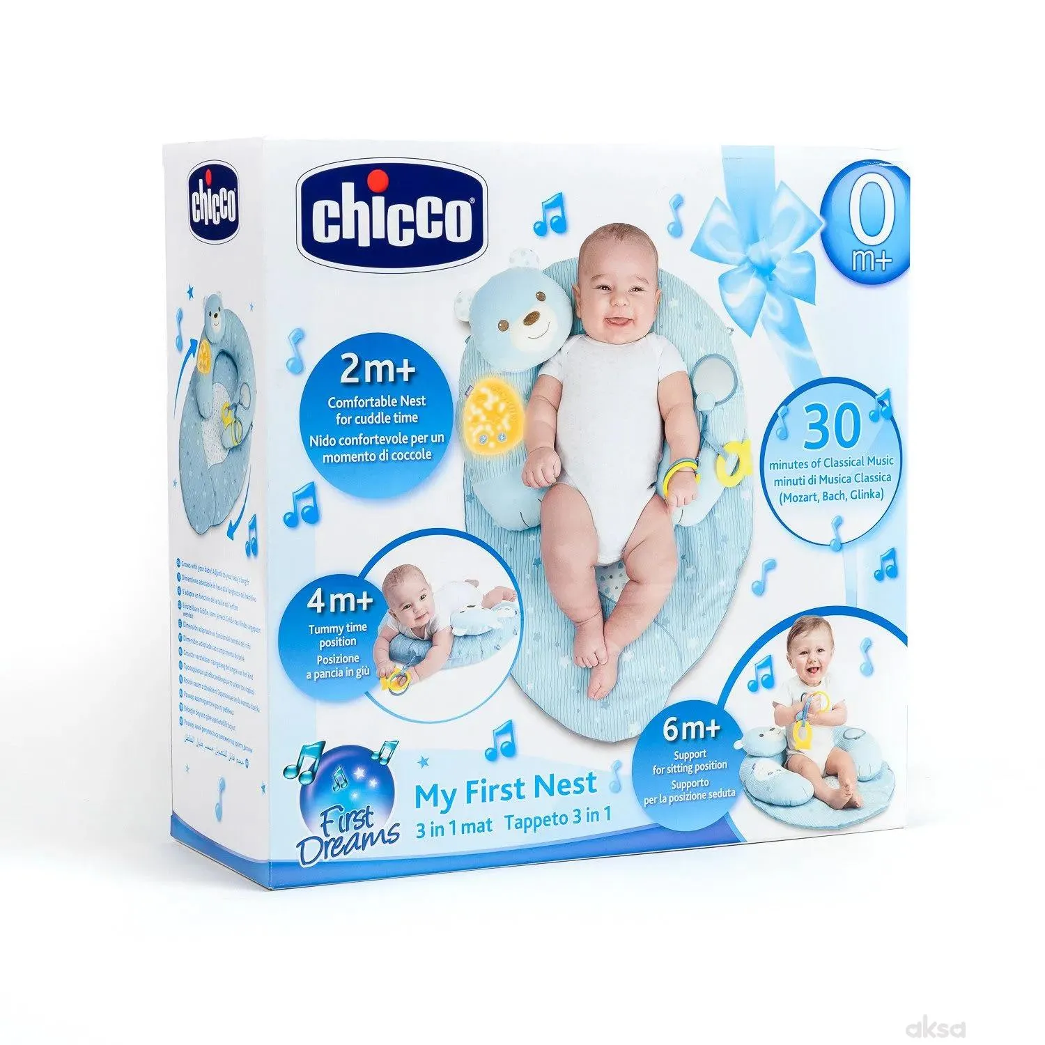 Chicco Nest podloga za bebu plava