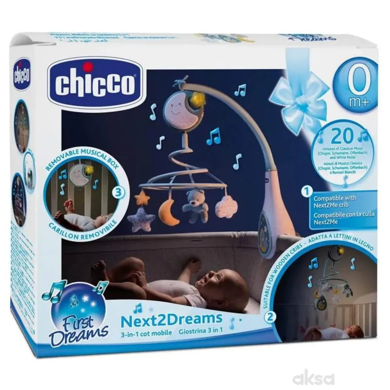 Chicco Next2Dreams vrteška plava 