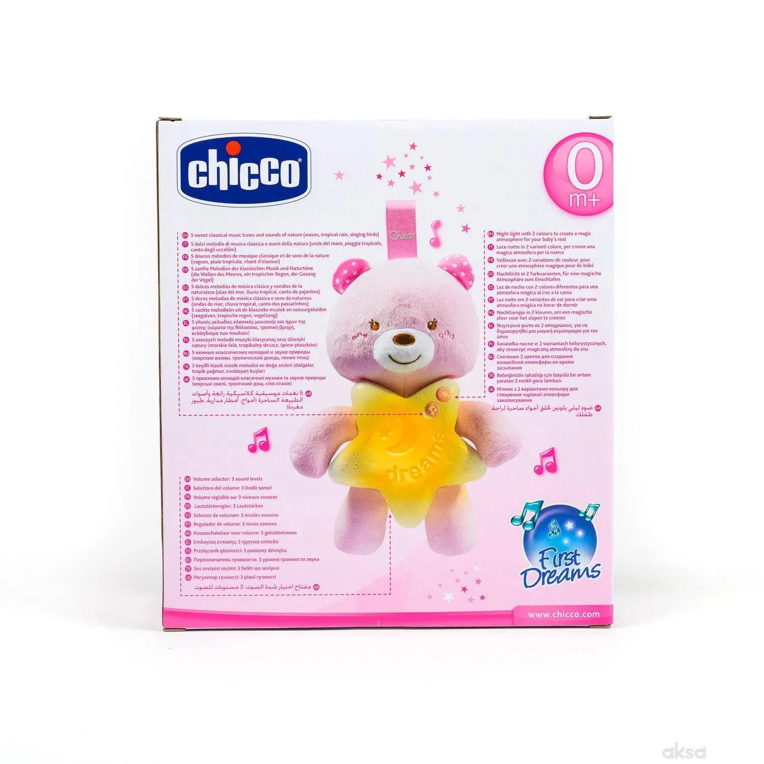 Chicco Goodnight roze medo