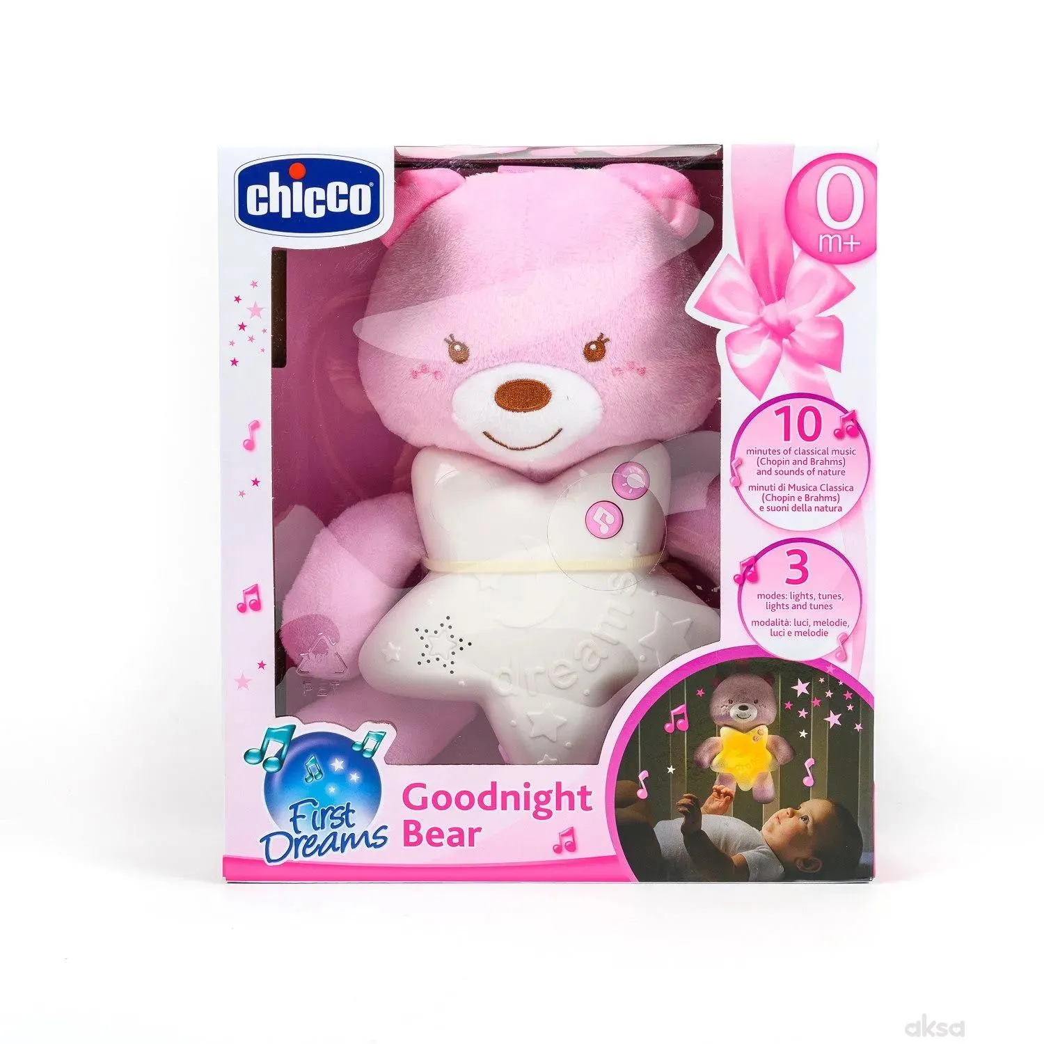 Chicco Goodnight roze medo