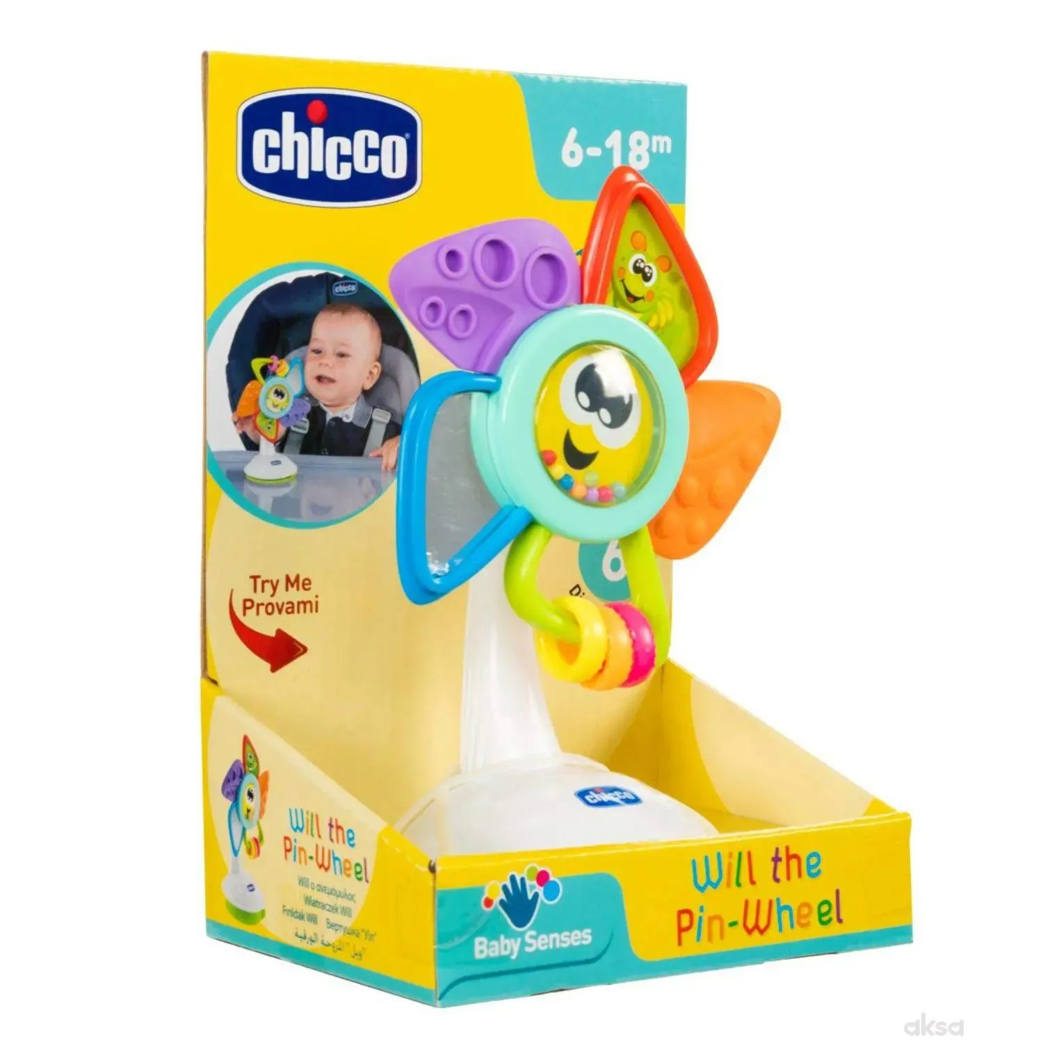 Chicco igračka zavrti cvijet