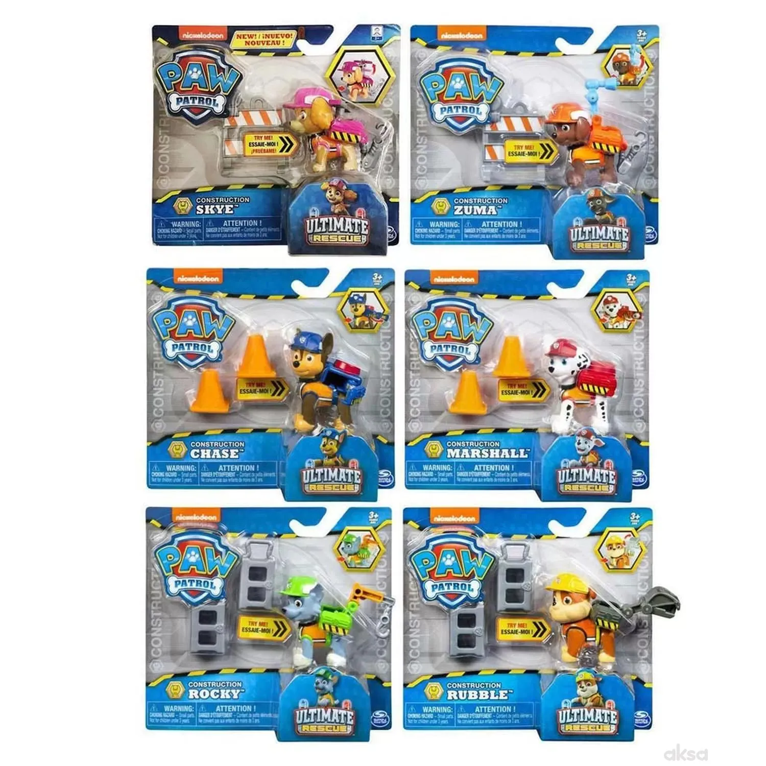 Paw Patrol Figura Heroj Asst