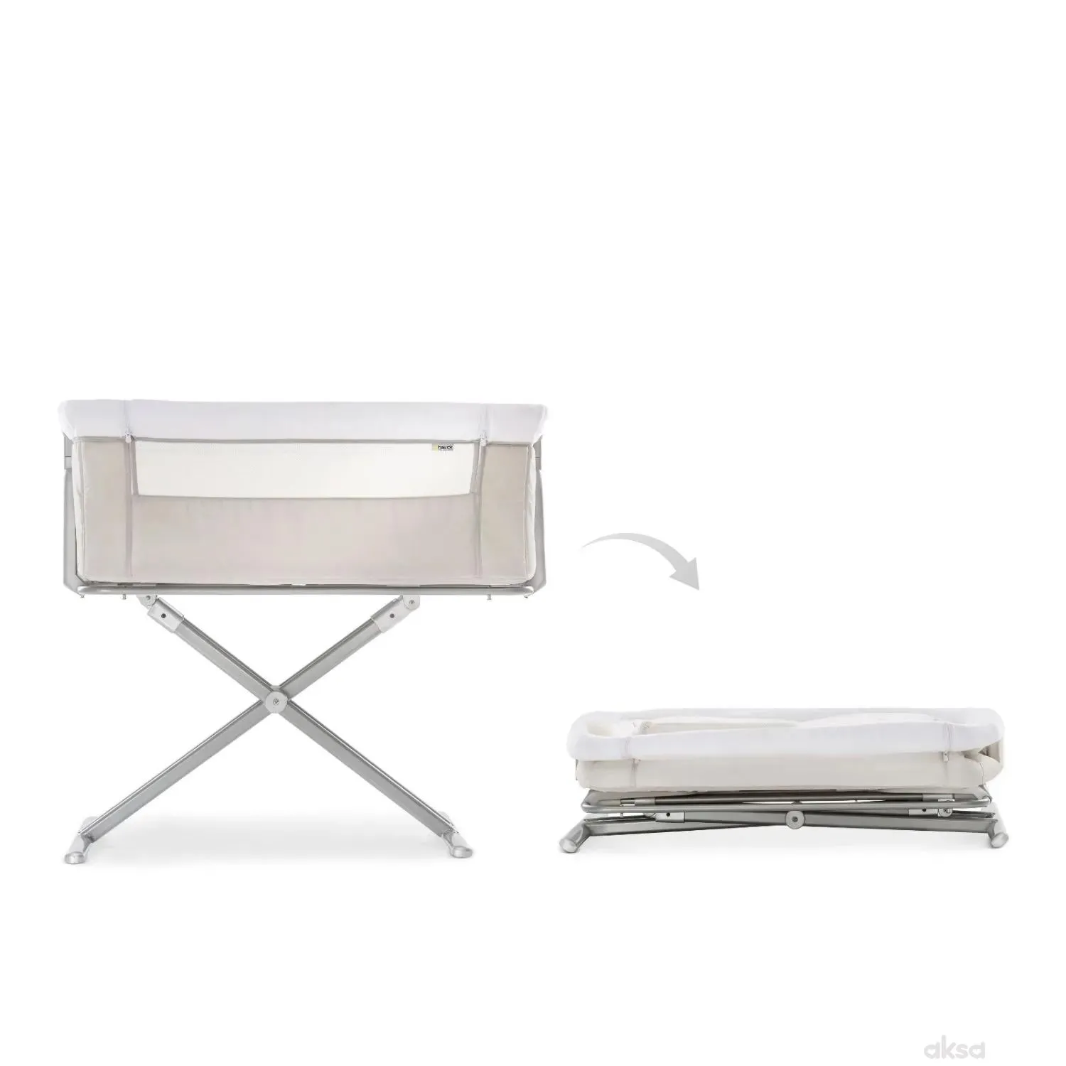 Hauck kolijevka Face to Me beige