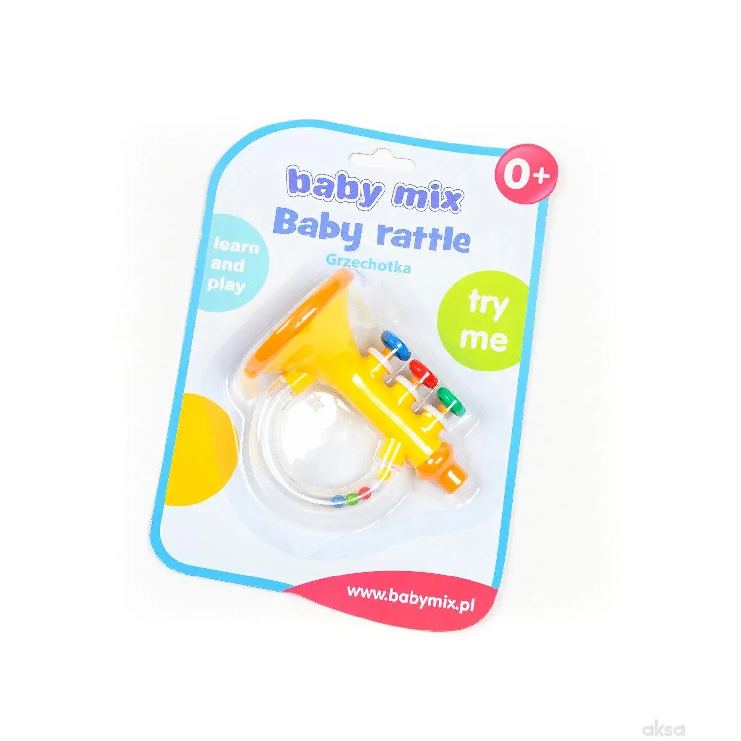 Baby Mix igračka zvečka truba 