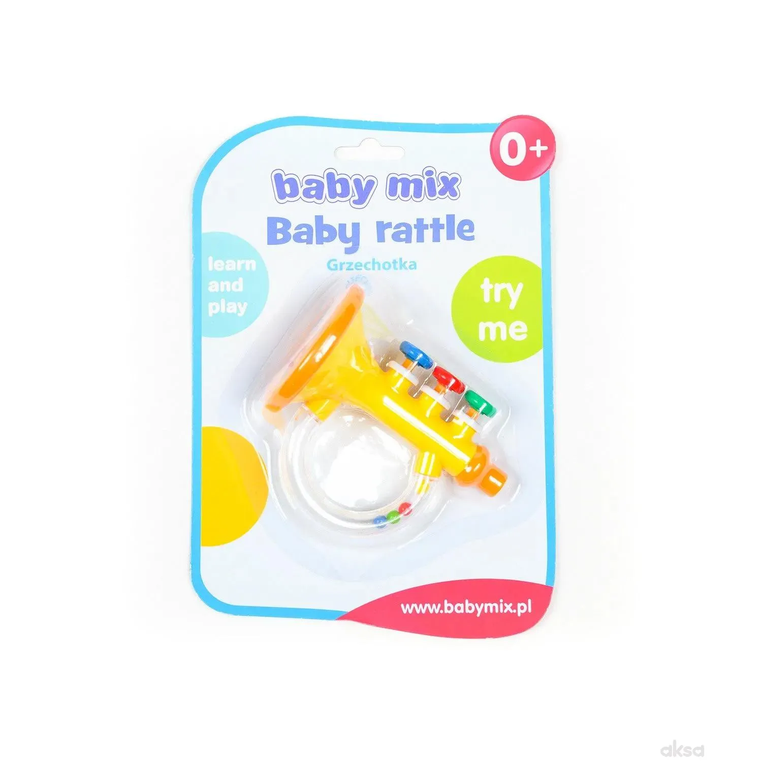 Baby Mix igračka zvečka truba 