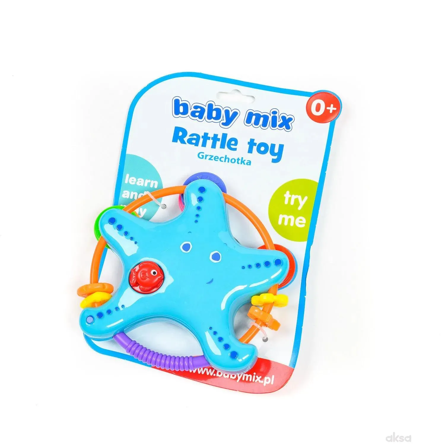 Baby Mix igračka zvečka morska zvijezda