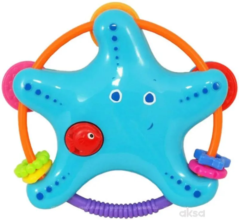 Baby Mix igračka zvečka morska zvijezda