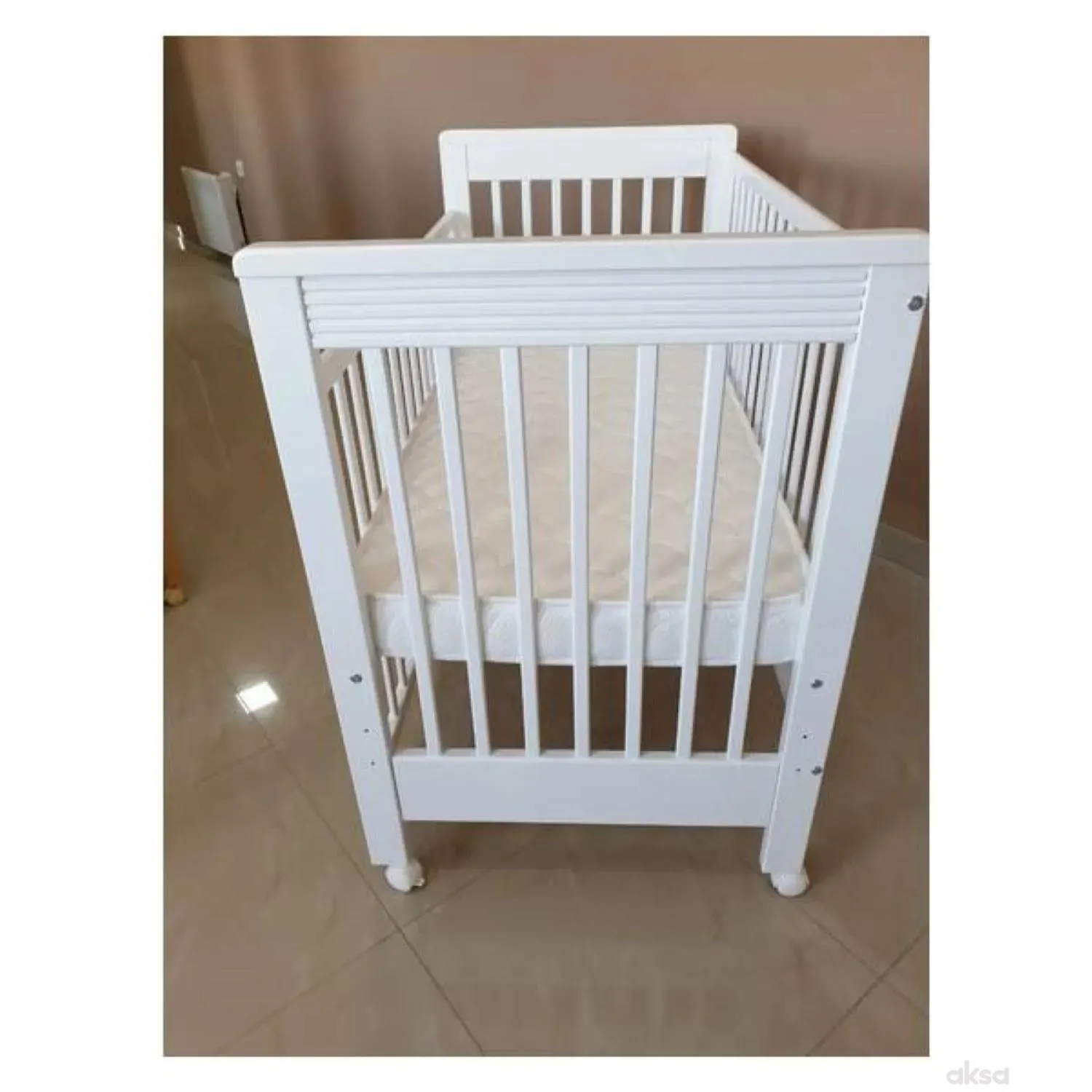 Bambino krevetac Mia, bela, sa fiokom