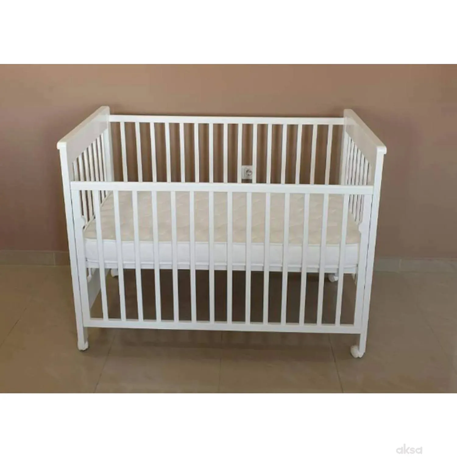 Bambino krevetac Mia, bela, sa fiokom