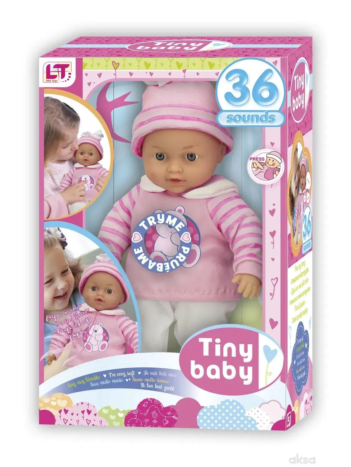 Loko toys,lutka beba sa funkcijama, 36 zvukova
