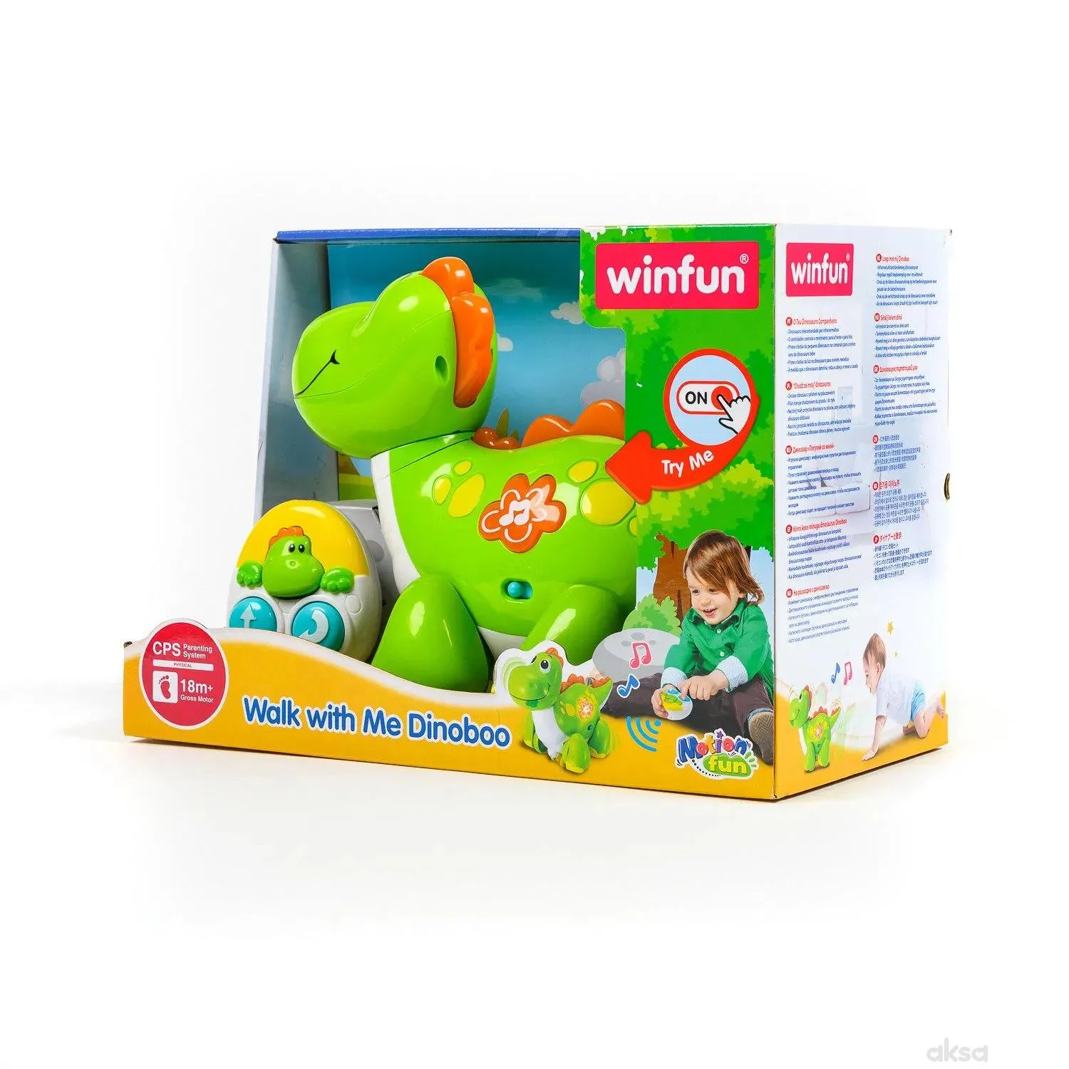 Win Fun igračka dinosaurus hodajmo zajedno