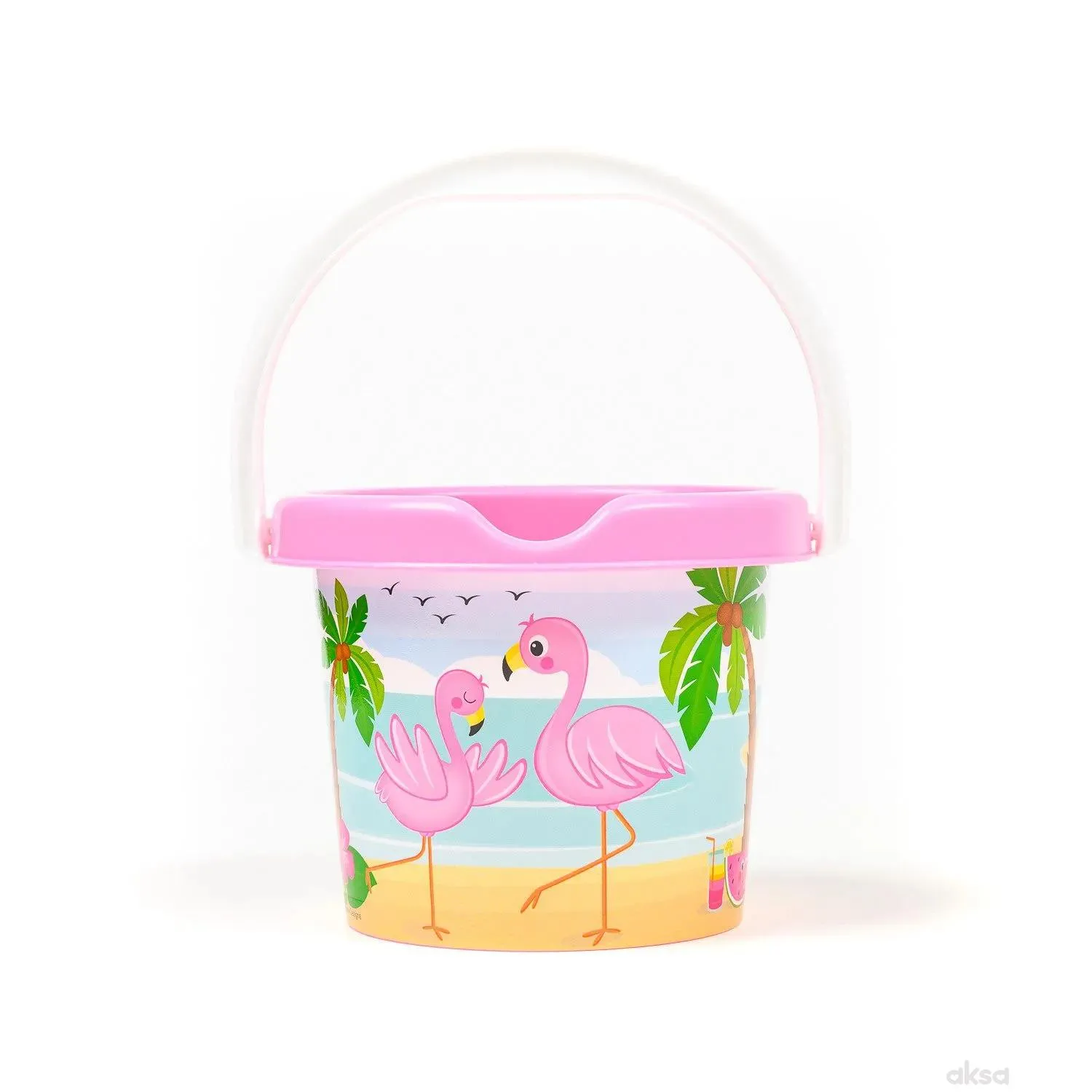 Androni Giocattoli kantica za pijesak flamingos