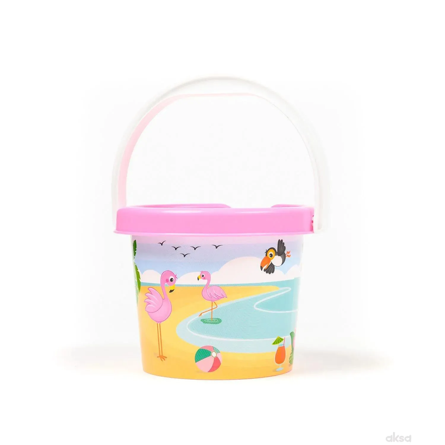 Androni Giocattoli kantica za pijesak flamingos