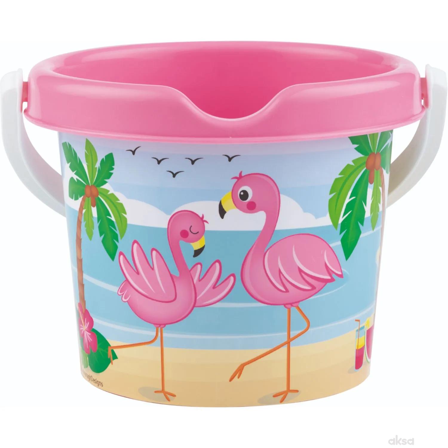 Androni Giocattoli kantica za pijesak flamingos