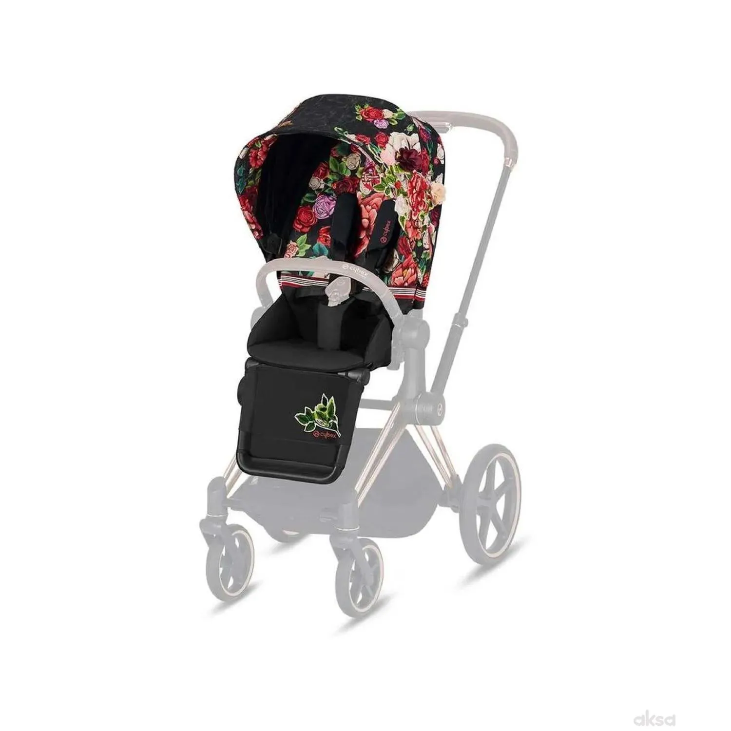 Cybex navlaka za Priam Spring Blossom Black 