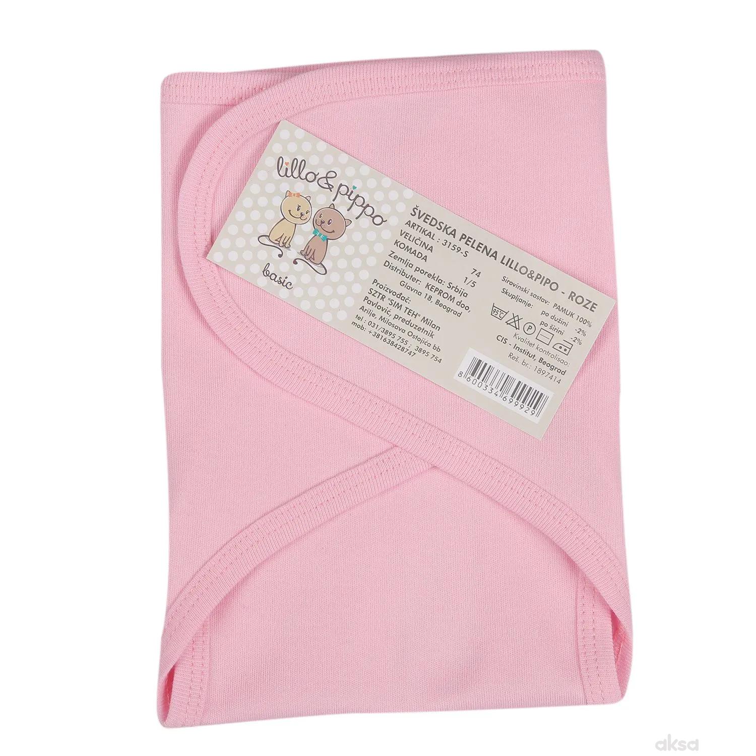Lillo&Pippo švedska pelena,ROZE-ROZE 3-ROZE