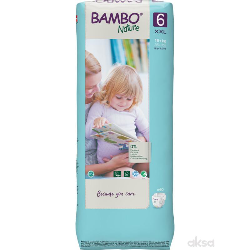 Bambo pelene Nature 6 extra large 16+kg 40kom 