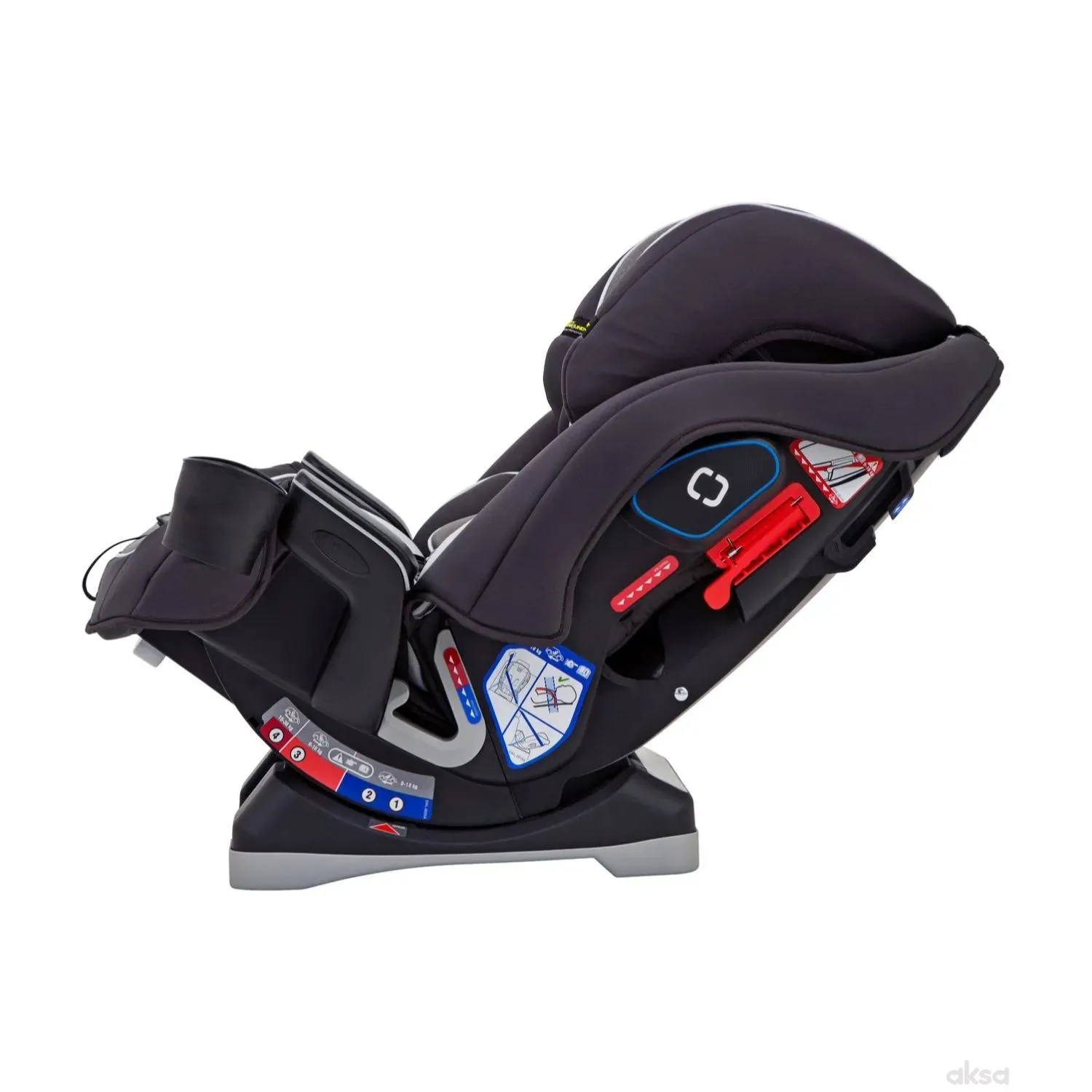 Graco autosjedalica 0-36kg 0/1/2/3 Slimfit, iron
