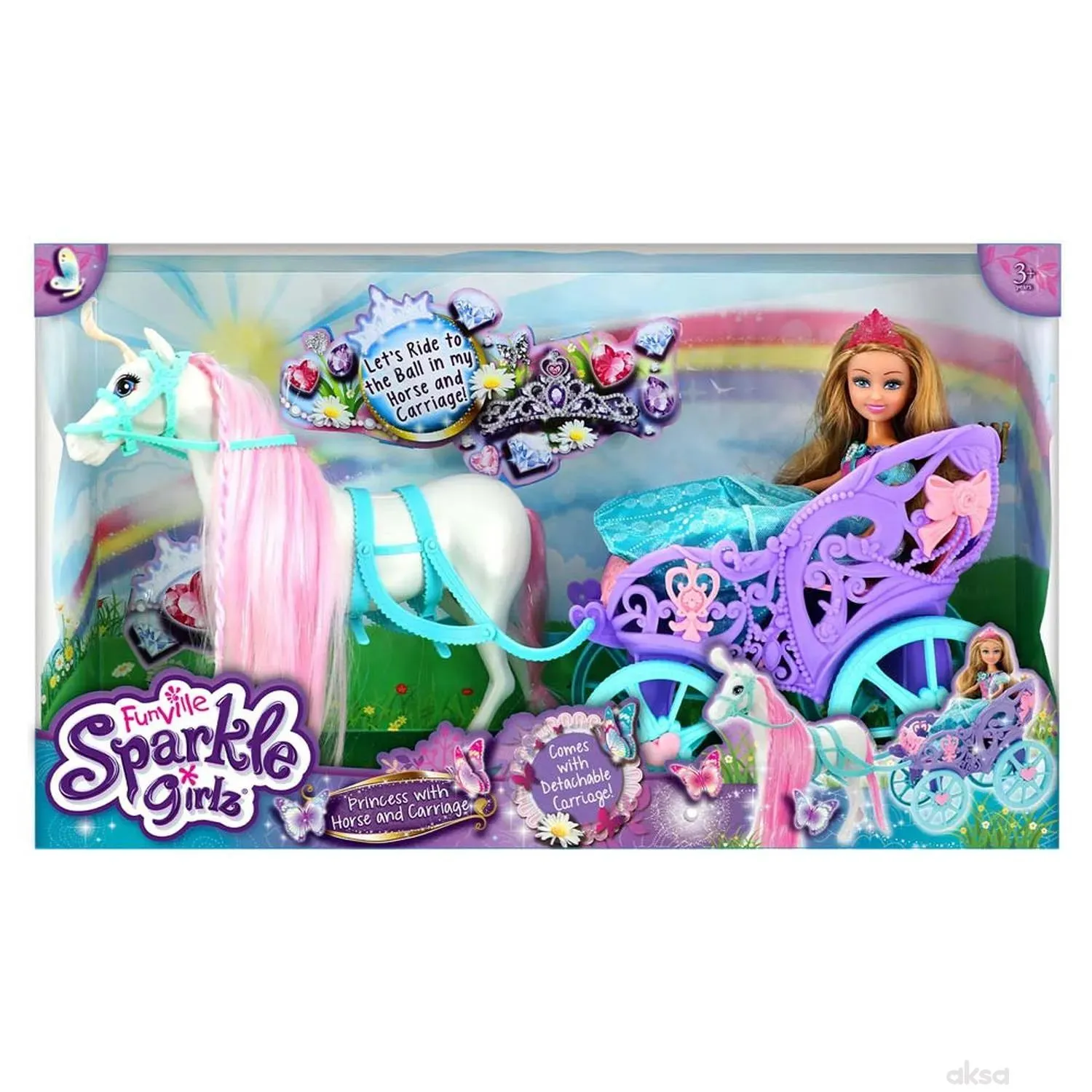 Sparkle Girlz princeza kočija set