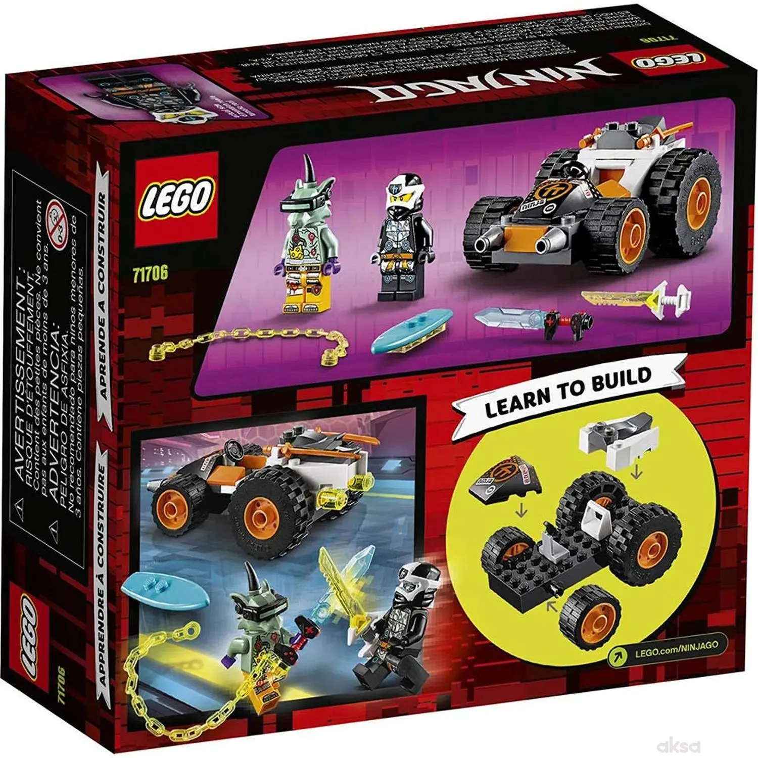 Lego ninjago coles speeder car 